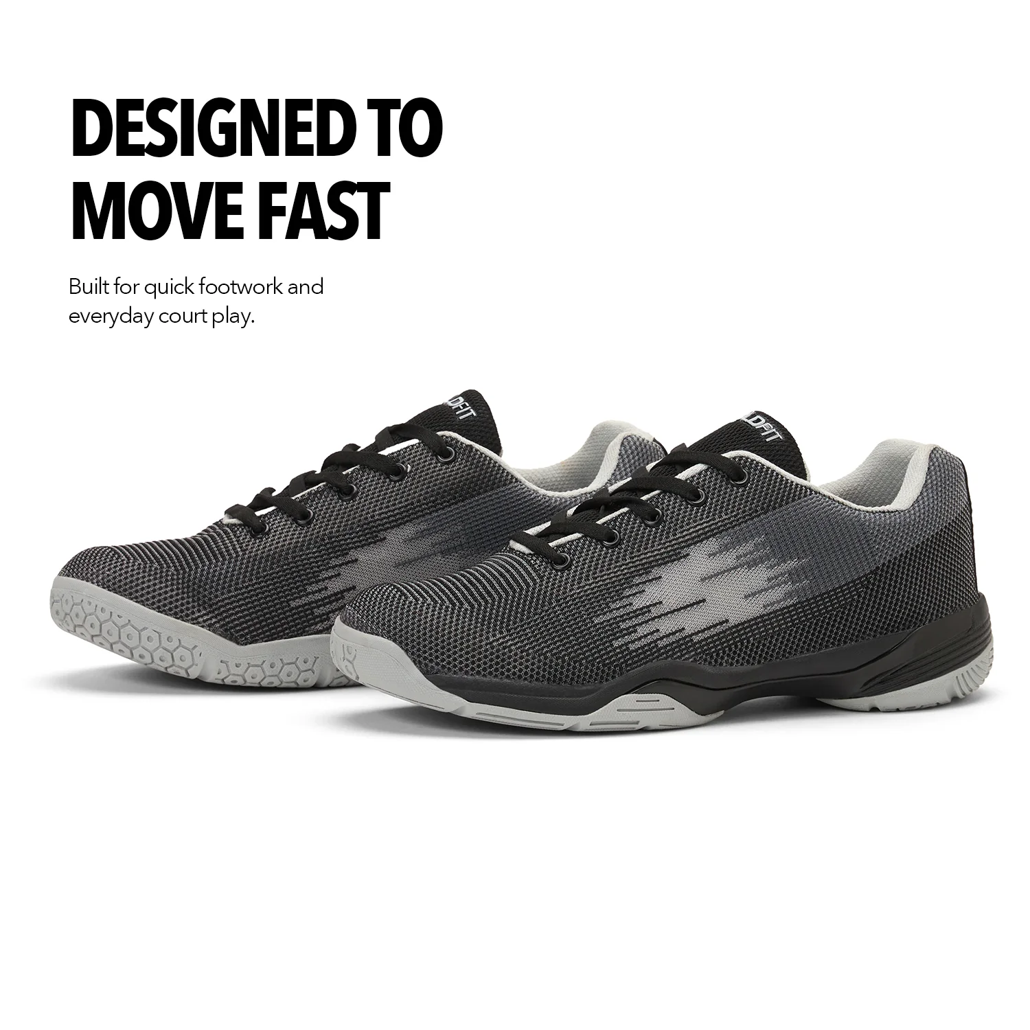 Dynamo Non-marking Badminton Shoes - Black - Image 3