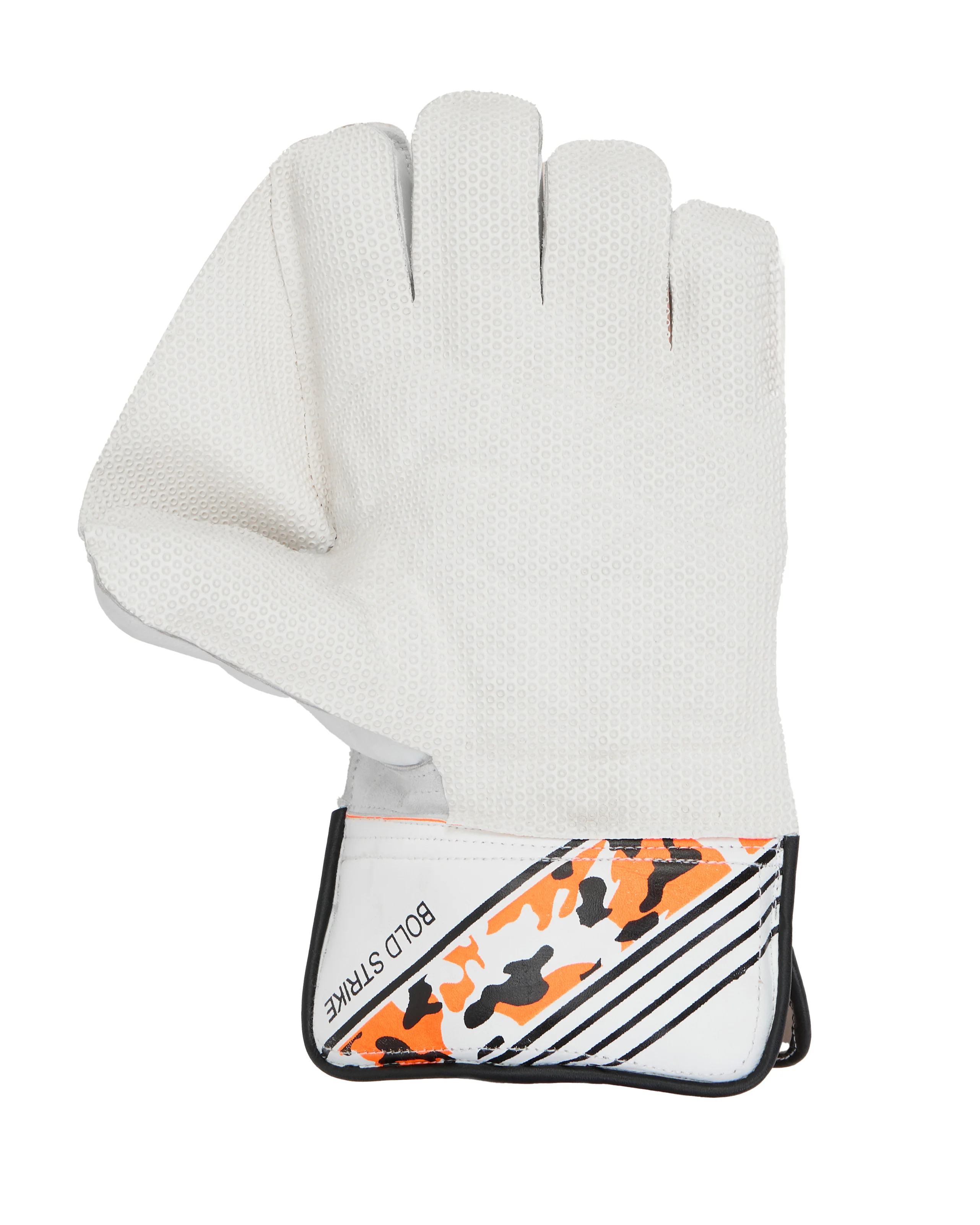 Bold Strike Orange Wicket Keeping gloves - Image 4