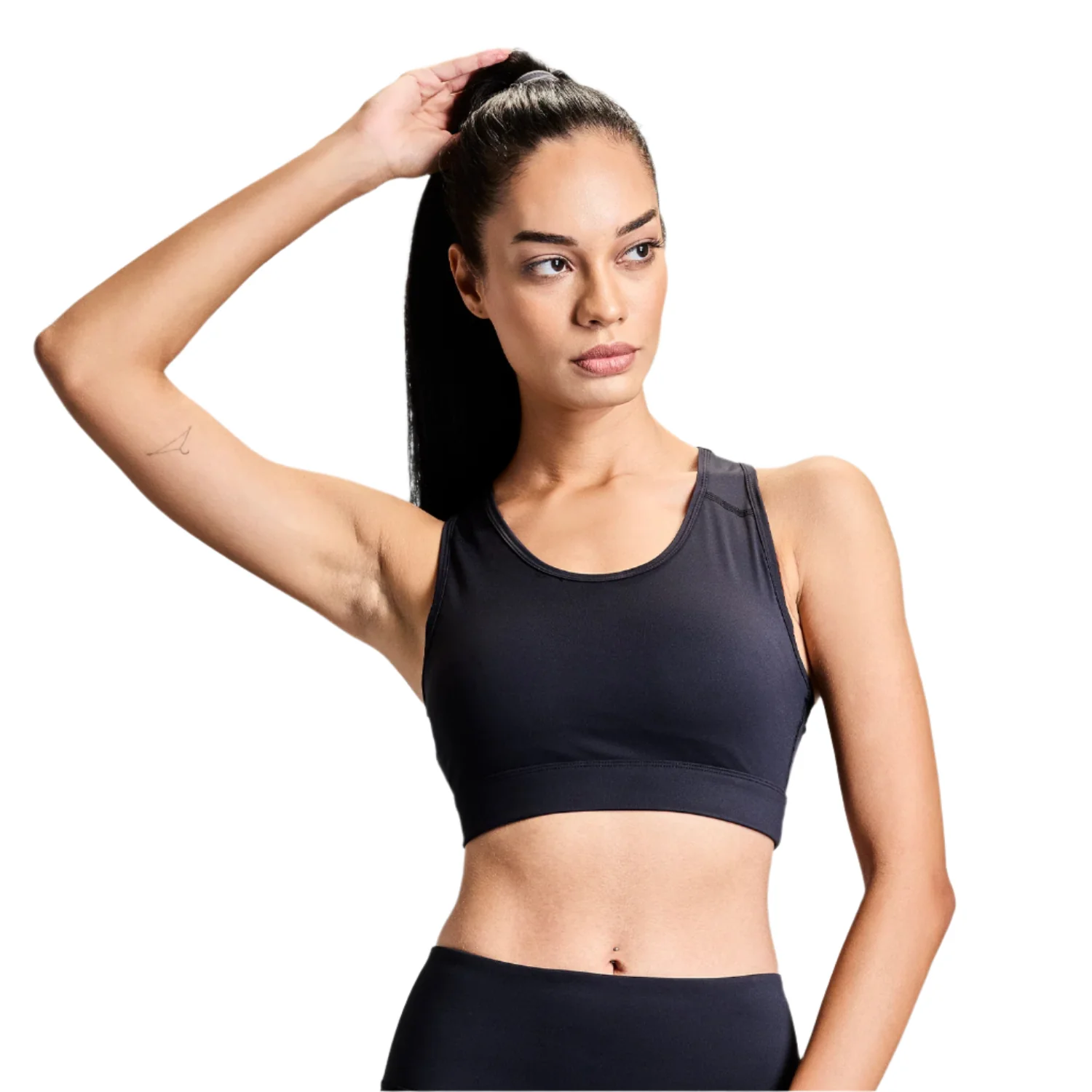Limitless Womens Sports Bra - Black - Image 3