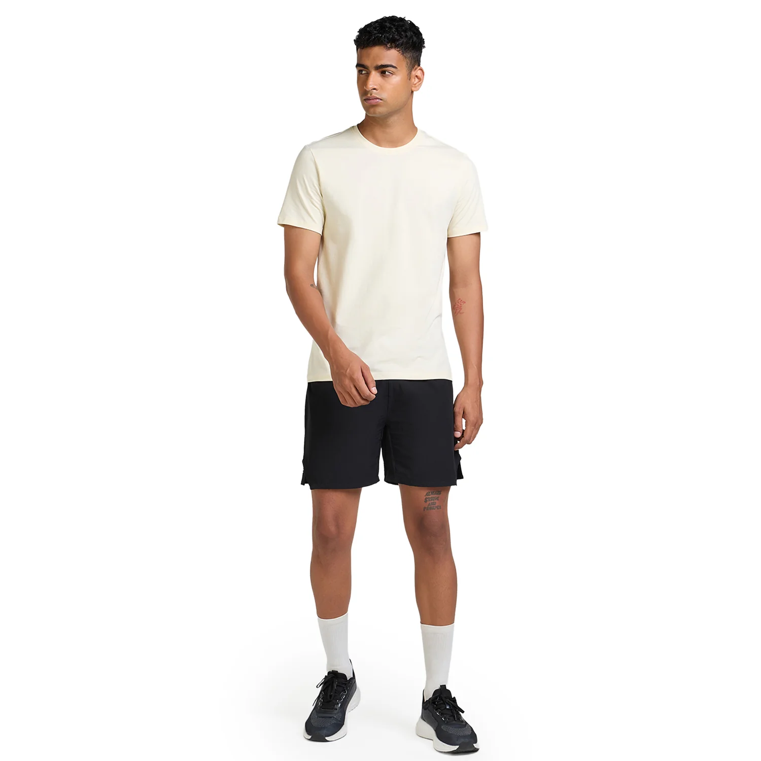 Basic Essential Mens T-Shirt - White - Image 3