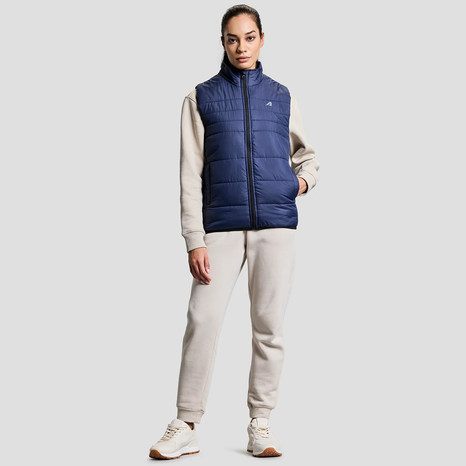 Blizzard Womens Sleeveless Jacket - Navy Blue - Image 5