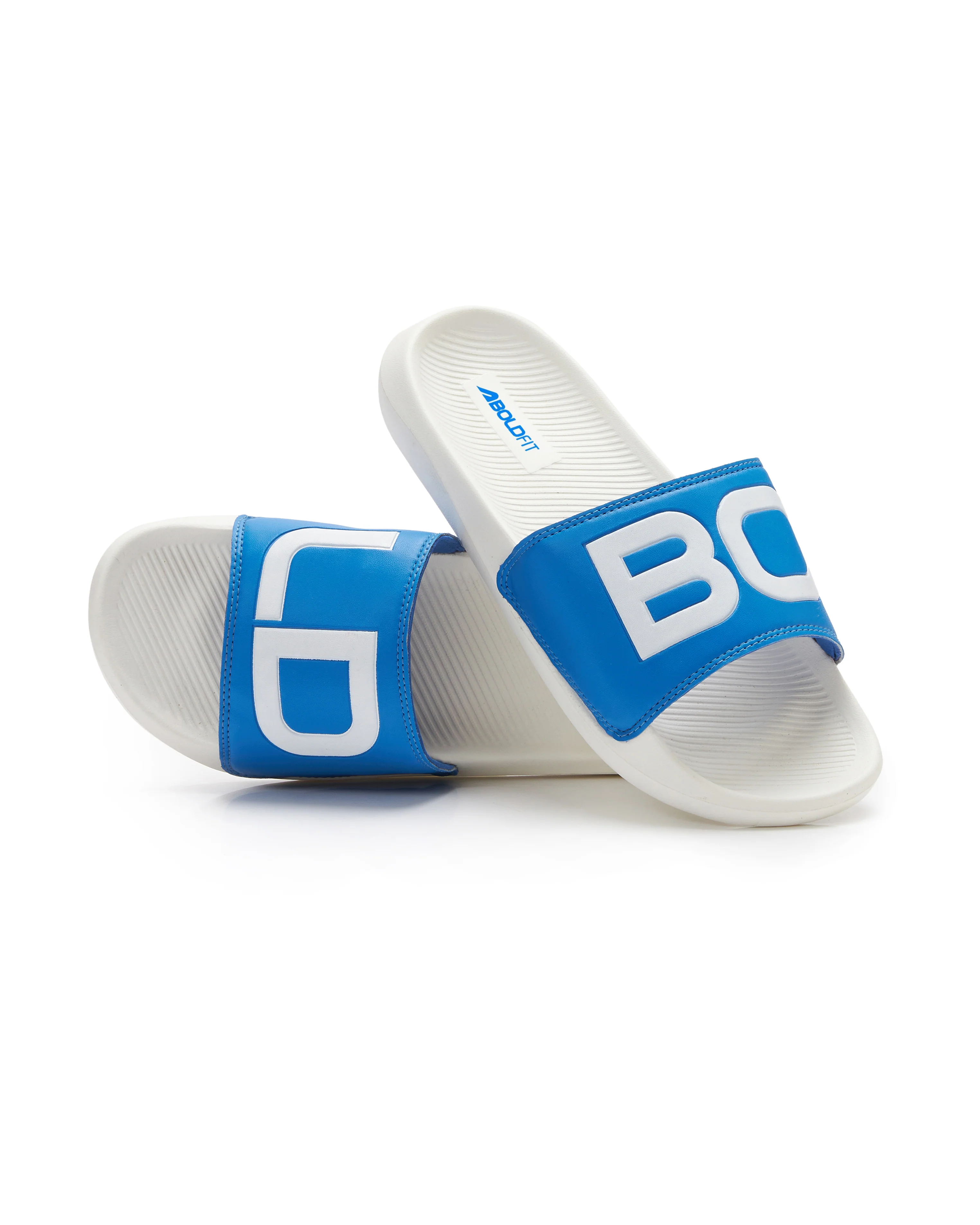 Footwear Men Basic Slidz Pu Slider Blue - Image 3
