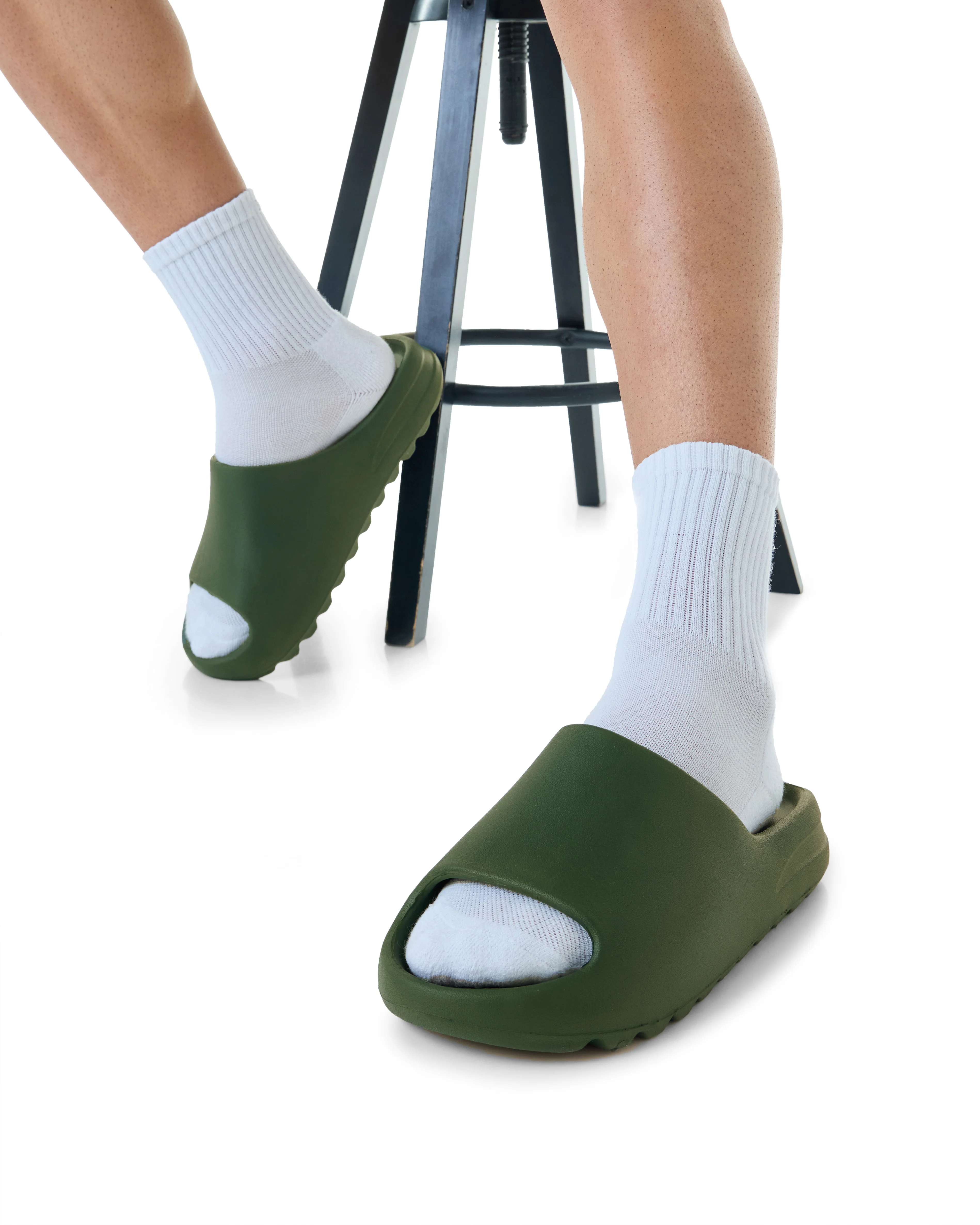Boldfit Footwear Men Slidrx Eva Olive - Image 4