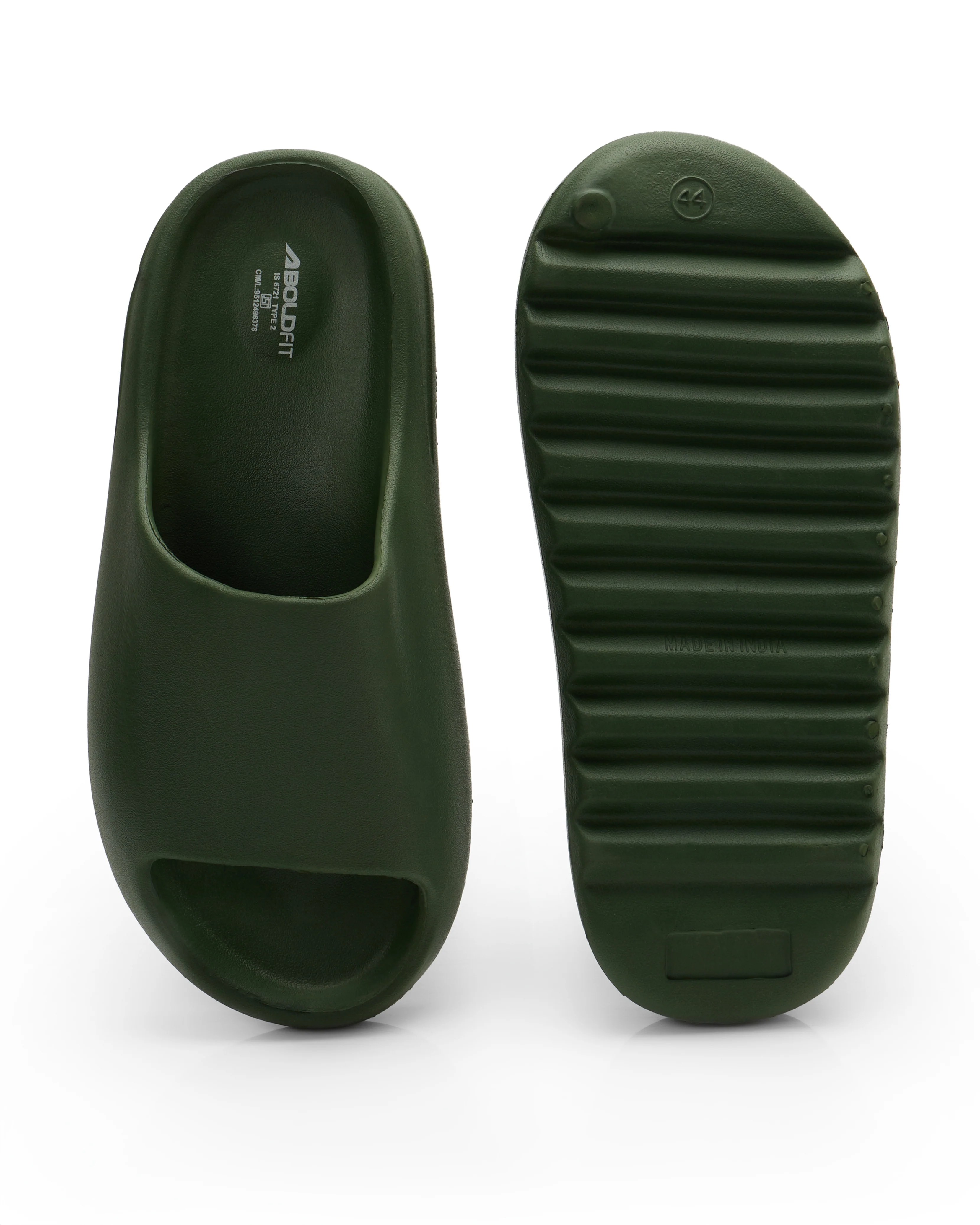 Boldfit Footwear Men Slidrx Eva Olive - Image 5