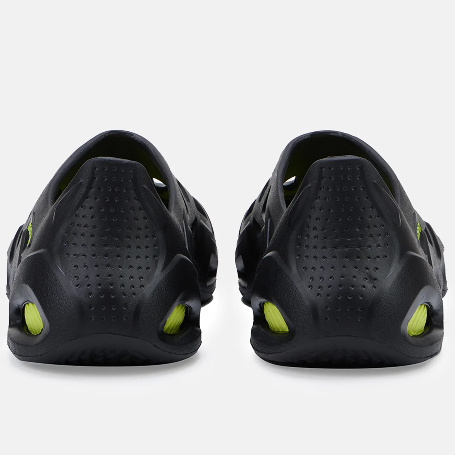 Men Slipon Dripz Sliders  - Black Neon - Image 3