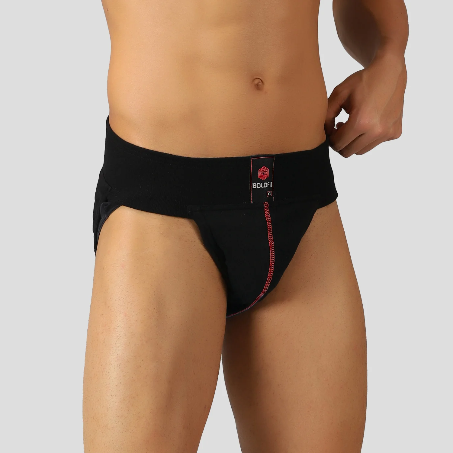 Mens Gym Supporter - Red - Image 3