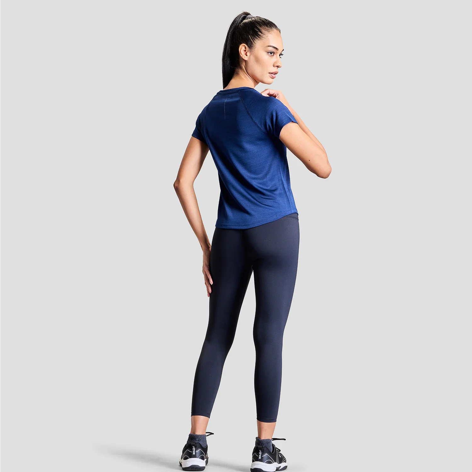 High Power Womens Tee - Navy - Image 7