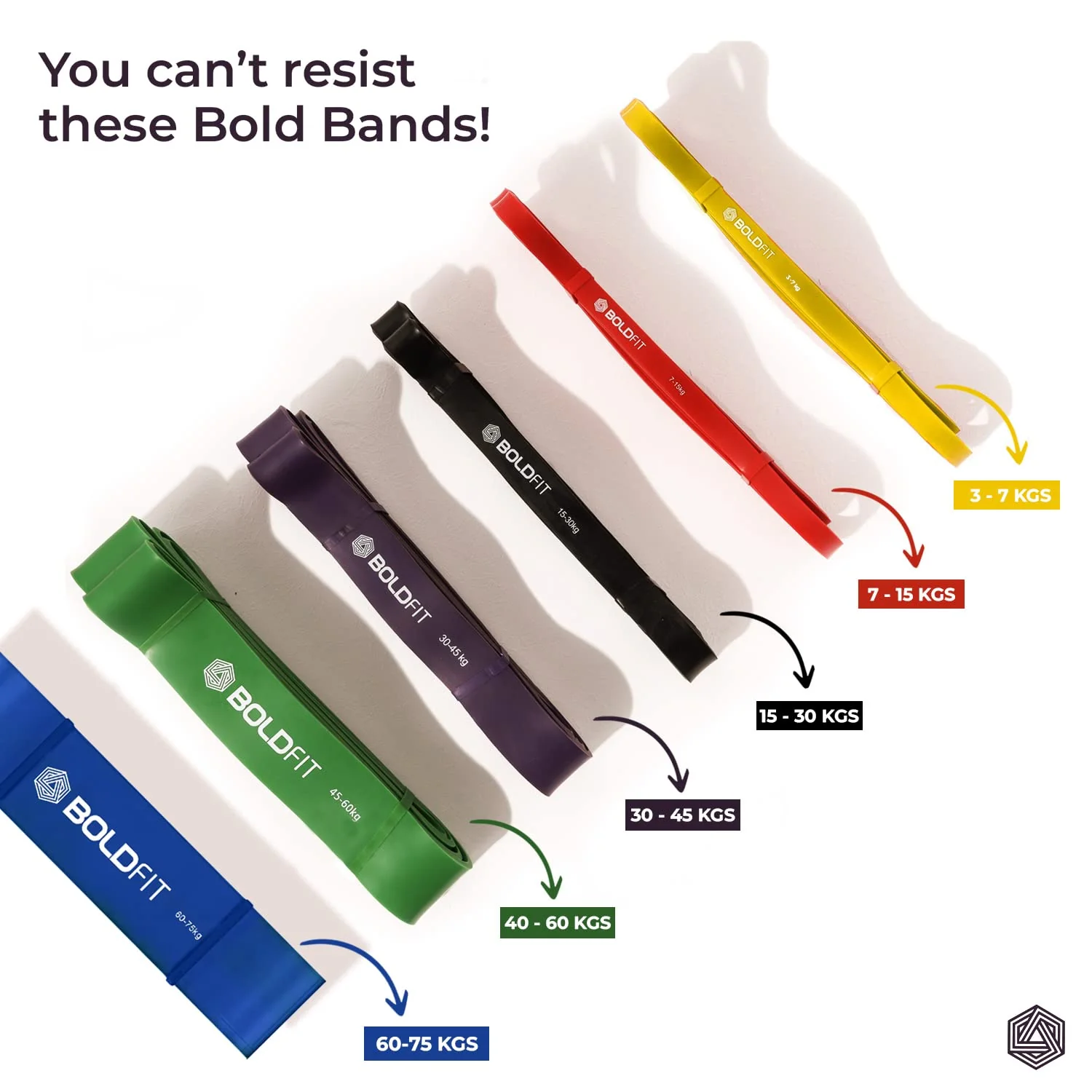 Heavy Resistance Band - Set of 3 - Image 3