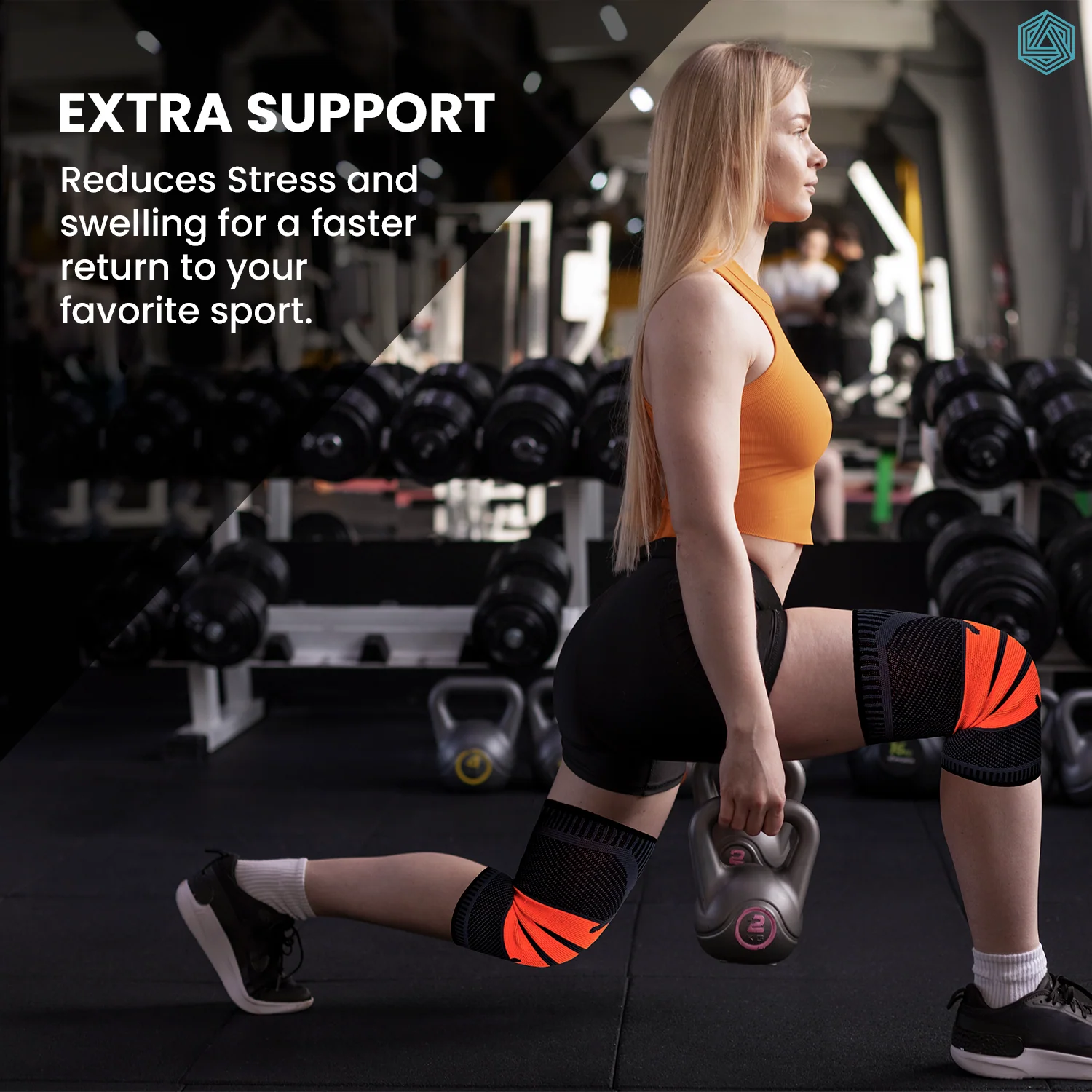 Knee Support Braces - Pair of 1 - Image 3