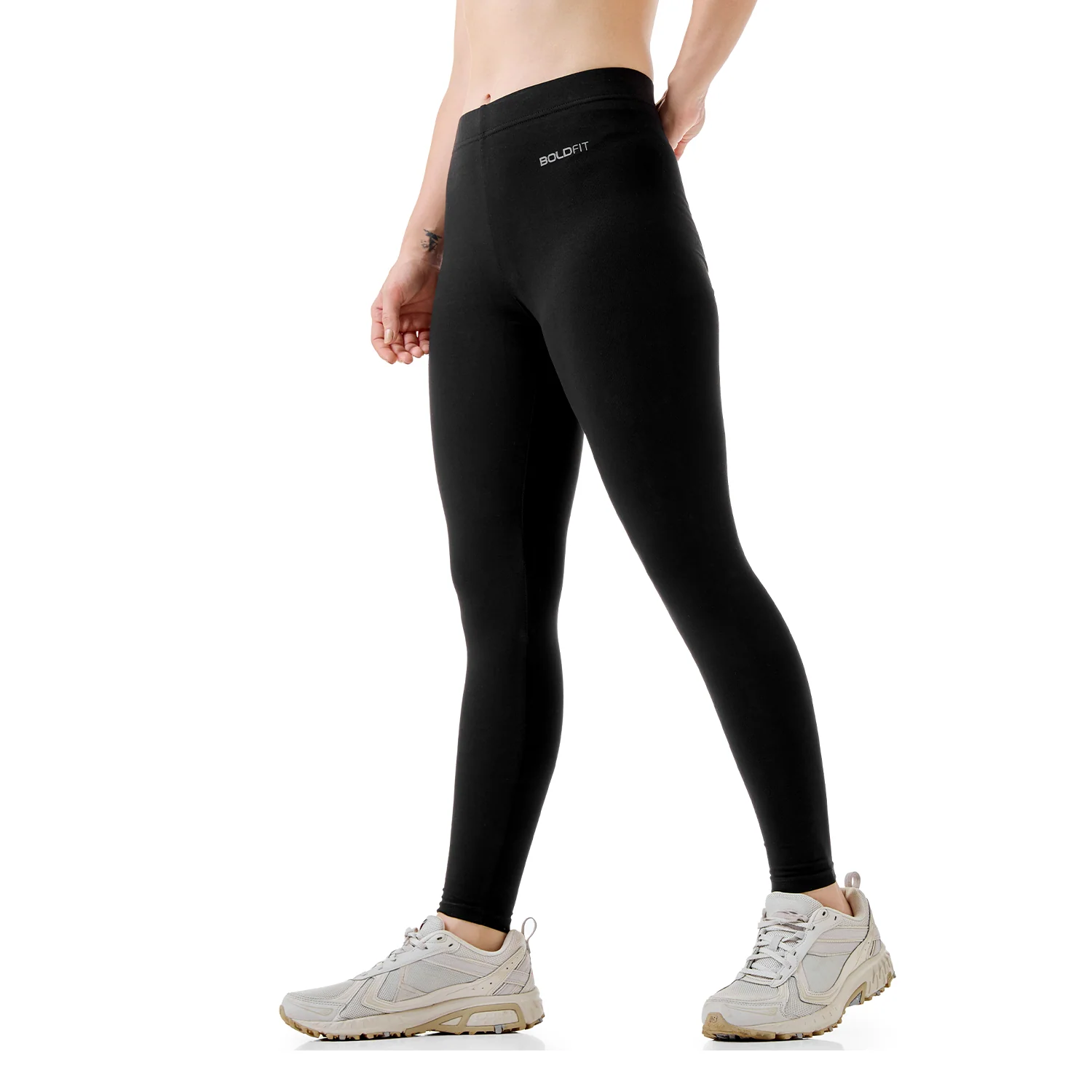 High-waist Fit Legging - Black - Image 3