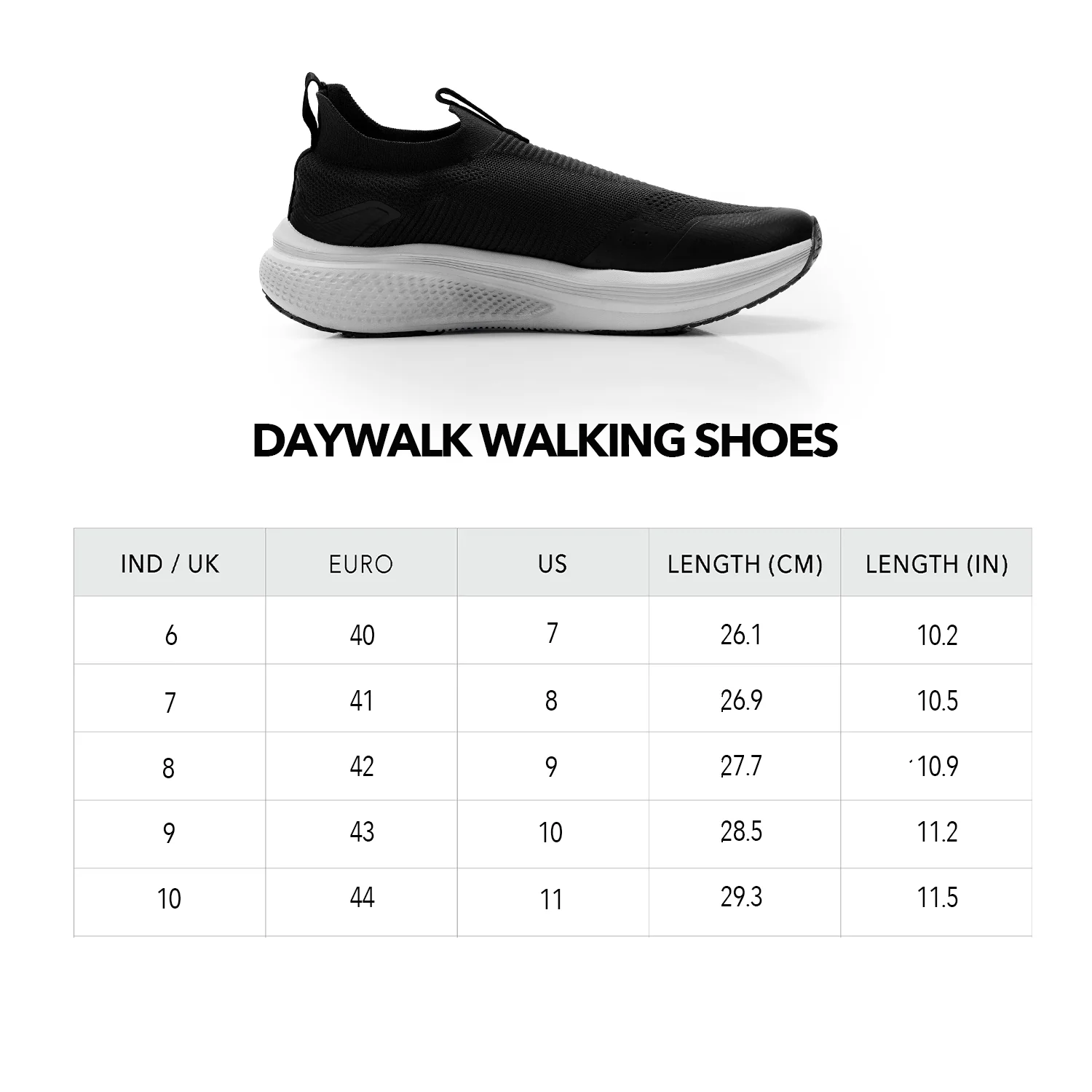 Daywalk Max Men Walking Shoes - Black - Image 8