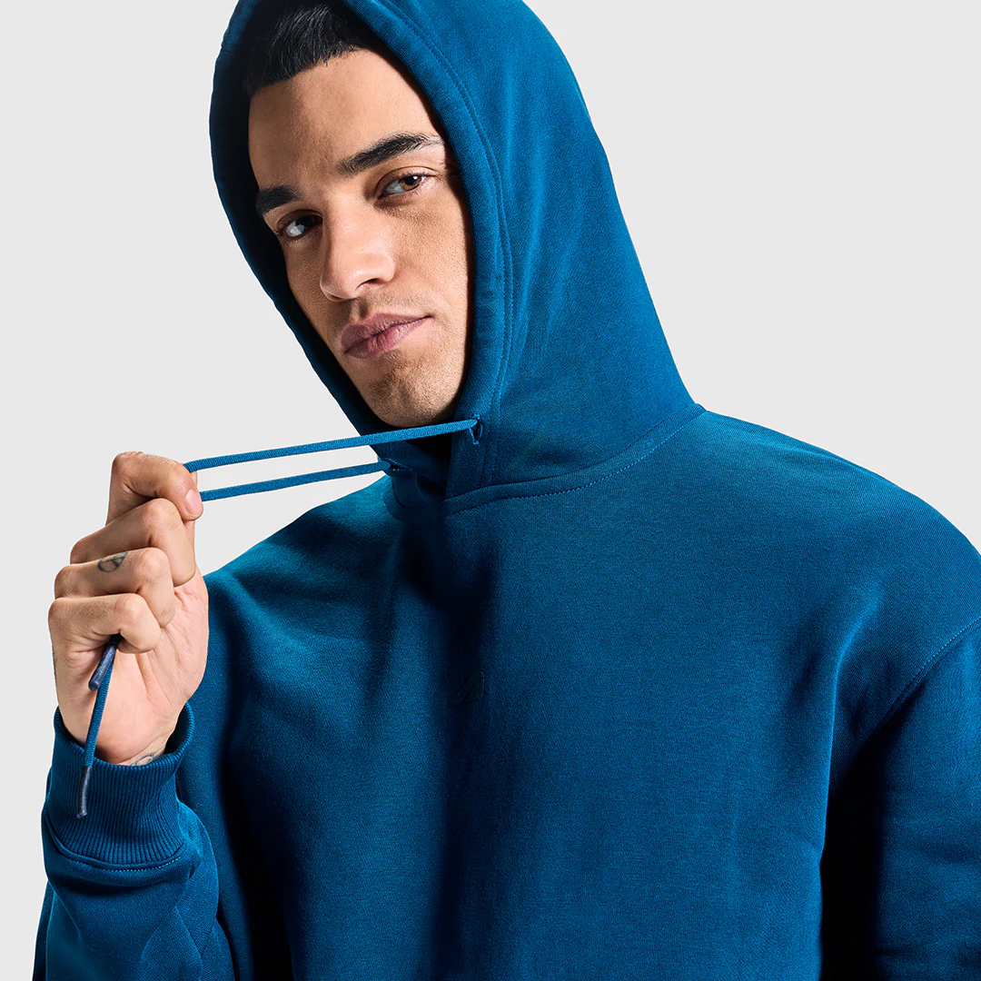 MEN BLUE KANGROO HOODIE - Image 5