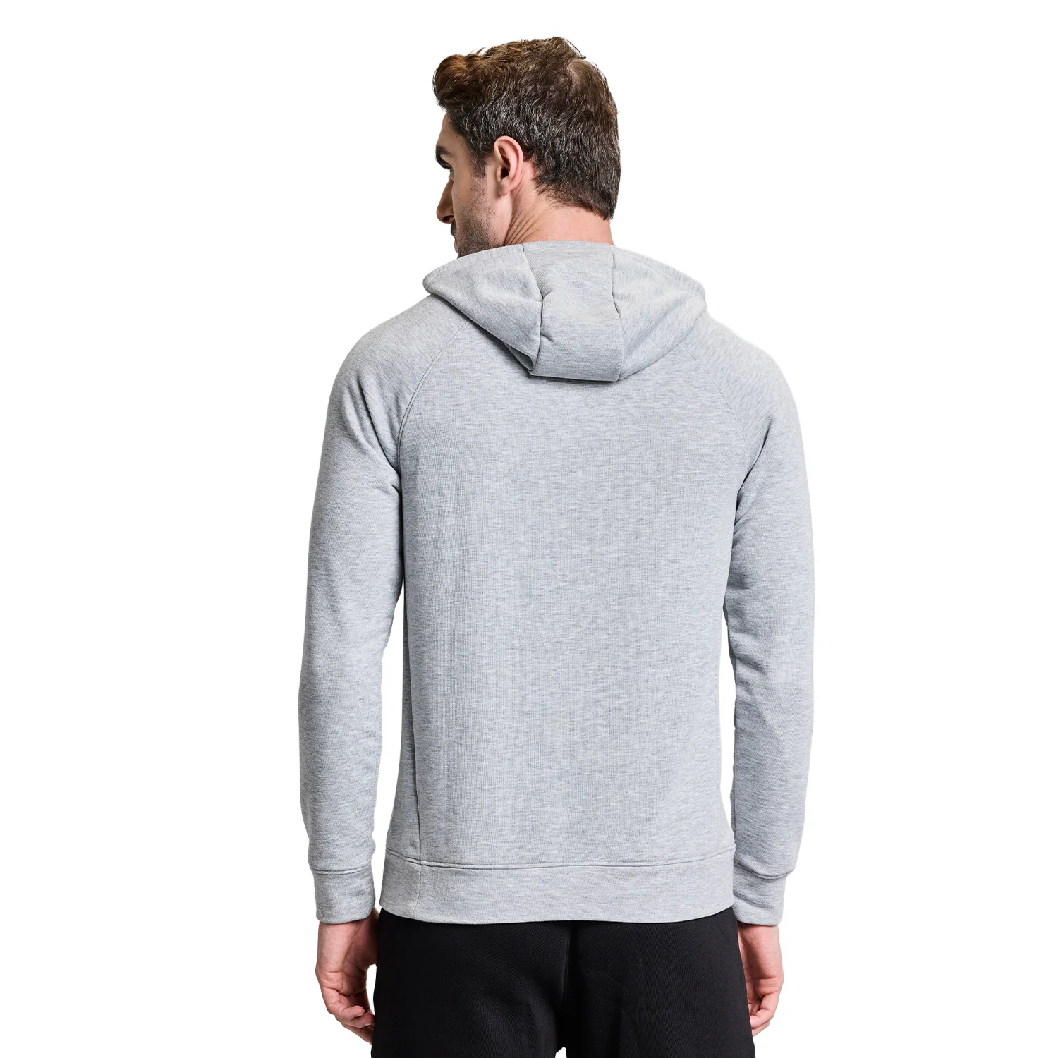 Men's Gym Hoodie - Grey - Image 5