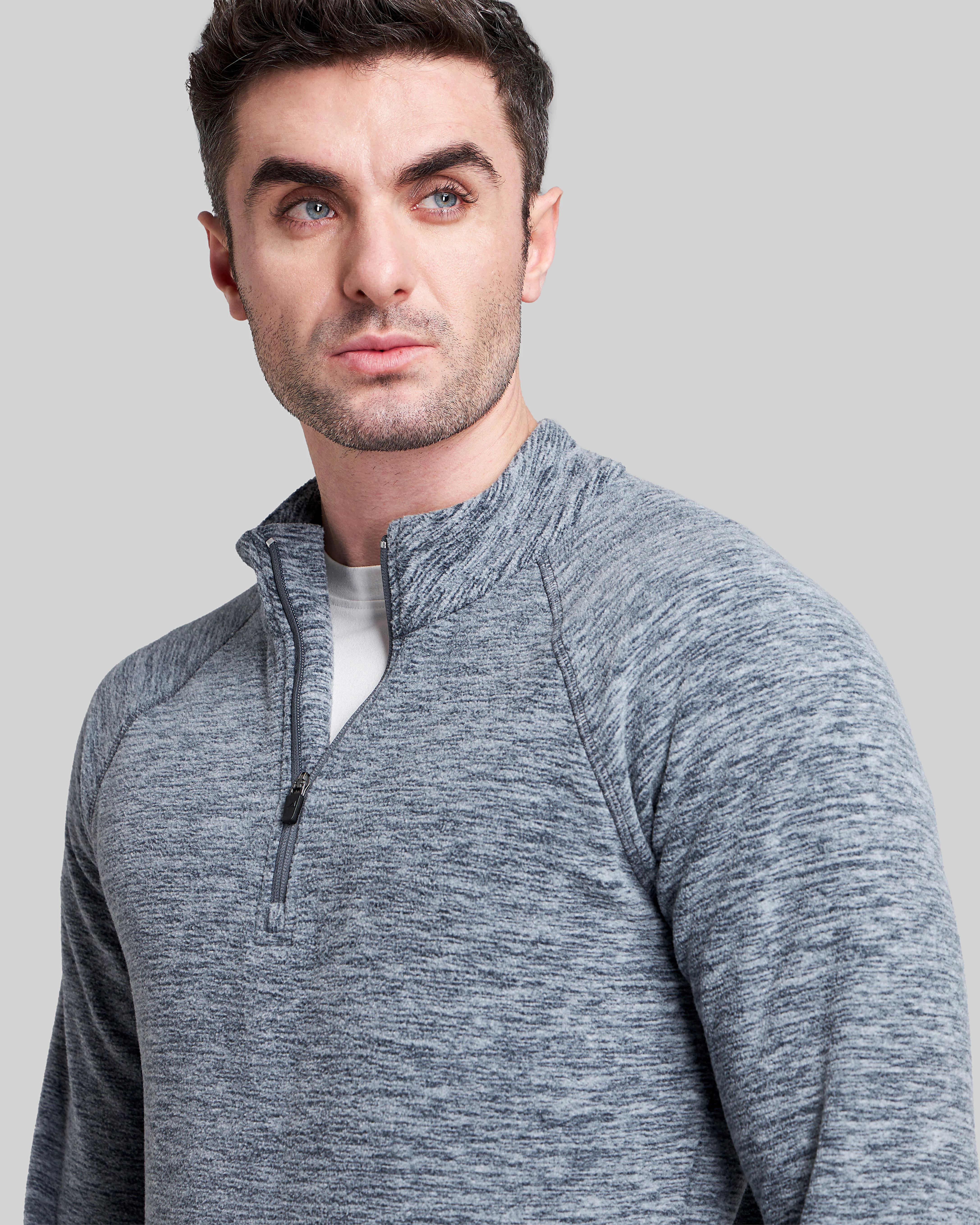 Mens Half Zip Sweatshirt Fleece - Image 7