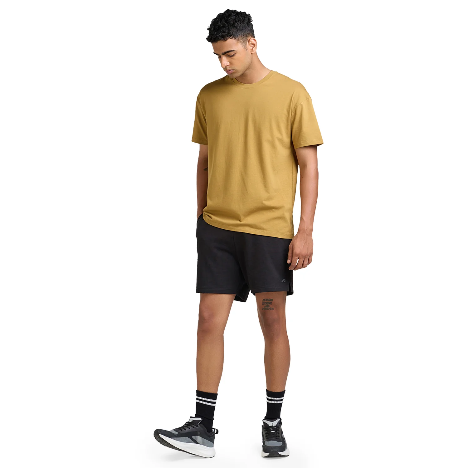 Mens Oversized T-Shirt - Brown - Image 5