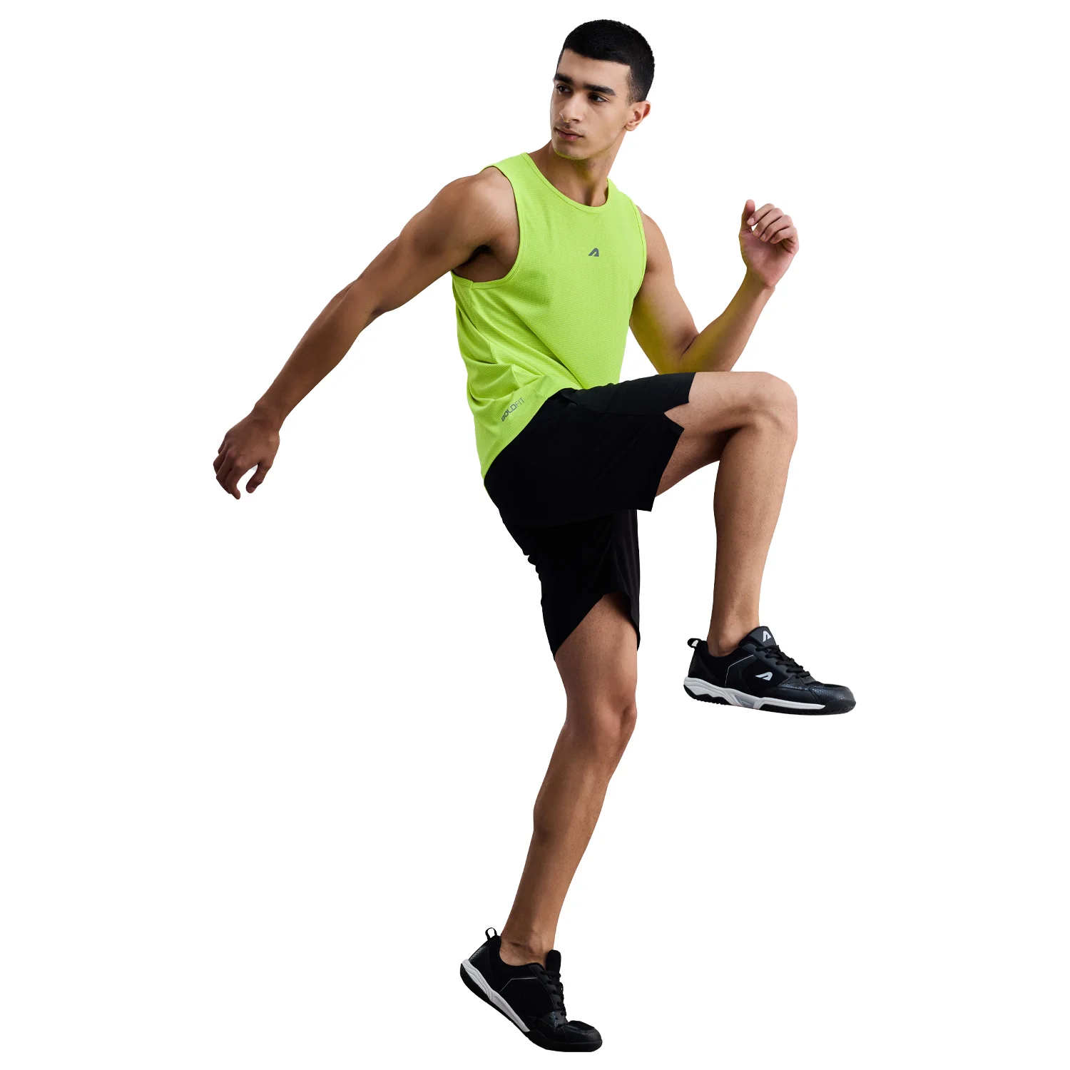 Mens Vest Combo - Black/Neon - Image 4