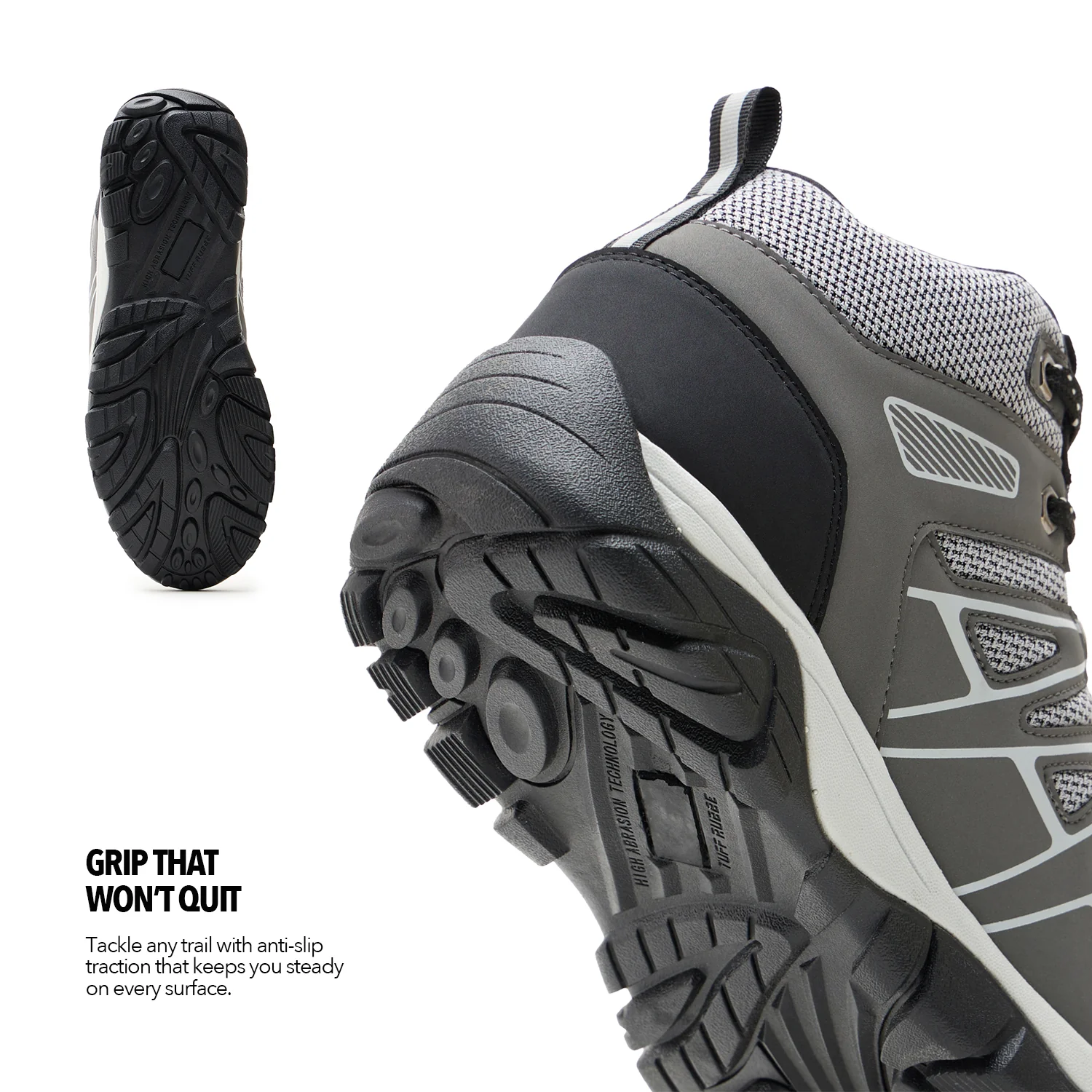 Outlander Pro Mens Trekking Shoes - Grey - Image 6