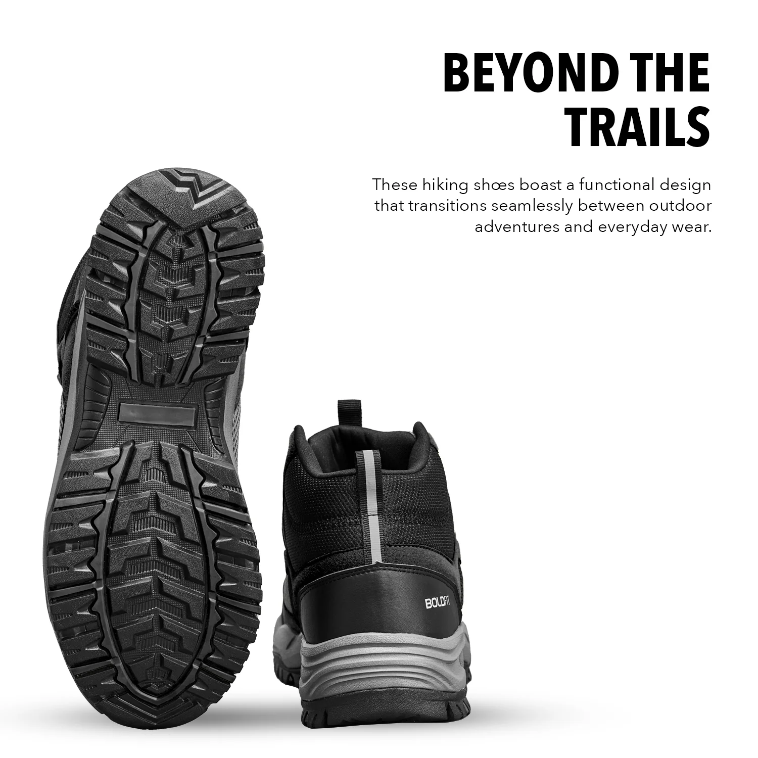 Trail King Hiking Shoes - Black - Image 5