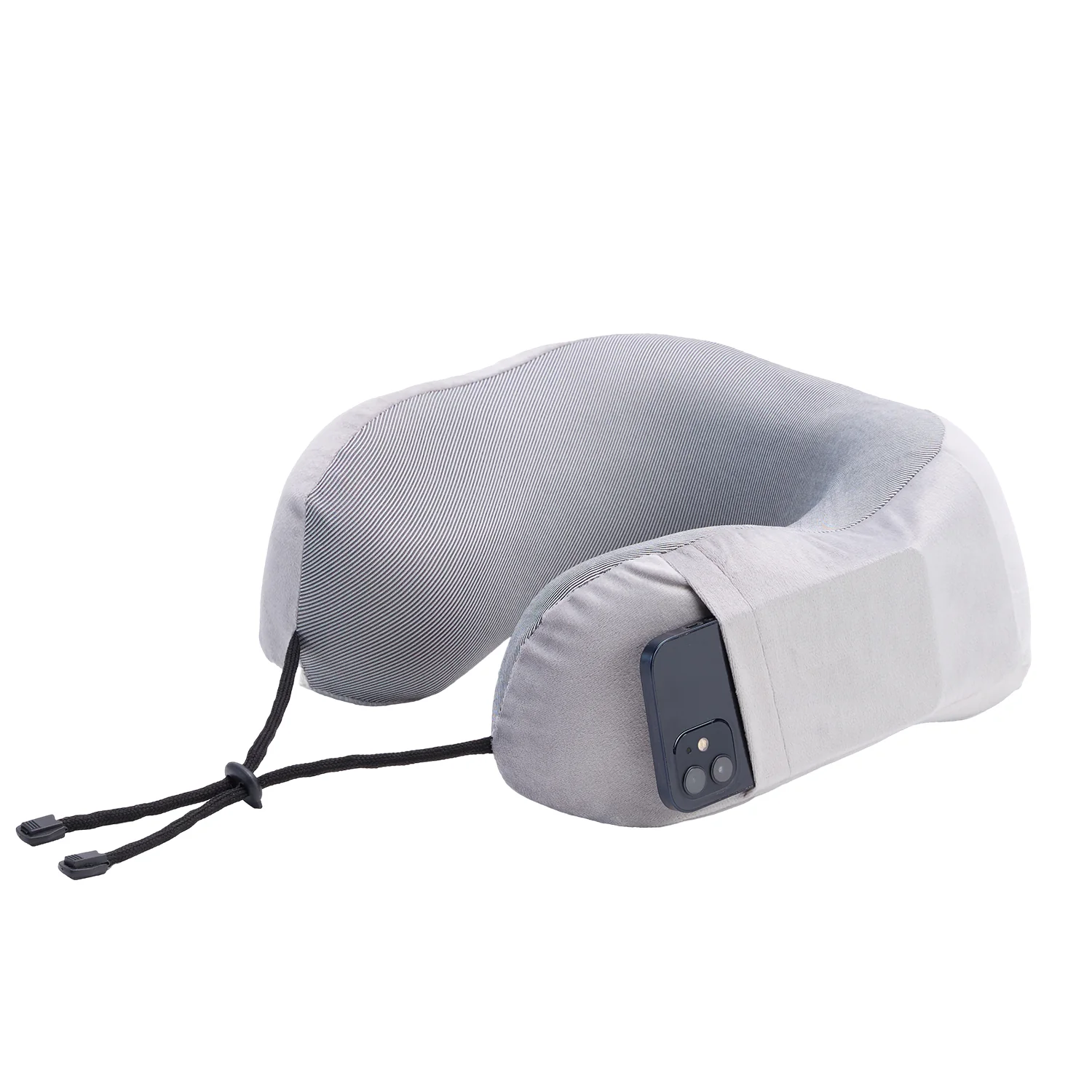 Neck Pillow for Travel - Grey - Image 2