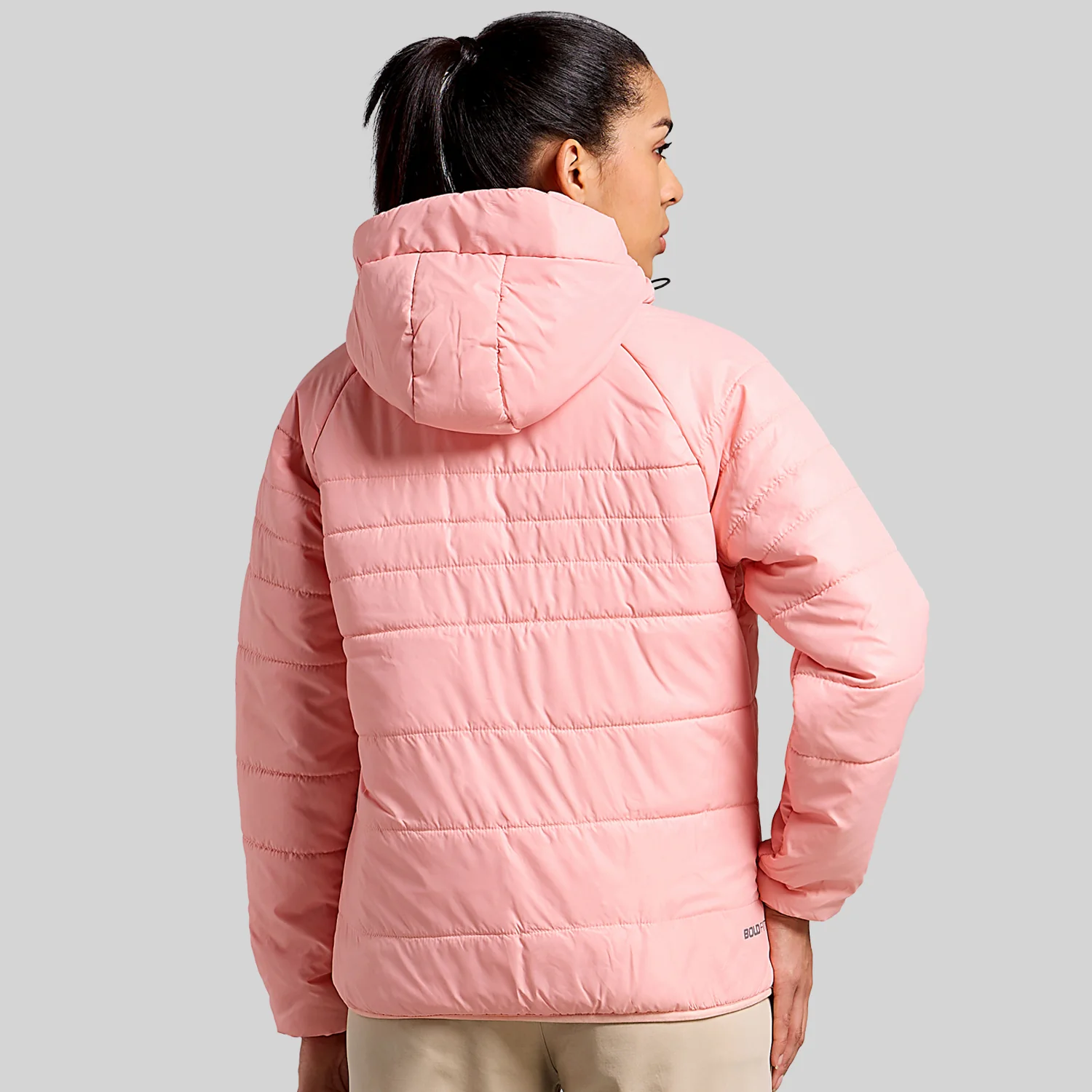 Polar Womens Puffer Jacket - Blossom Pink - Image 4