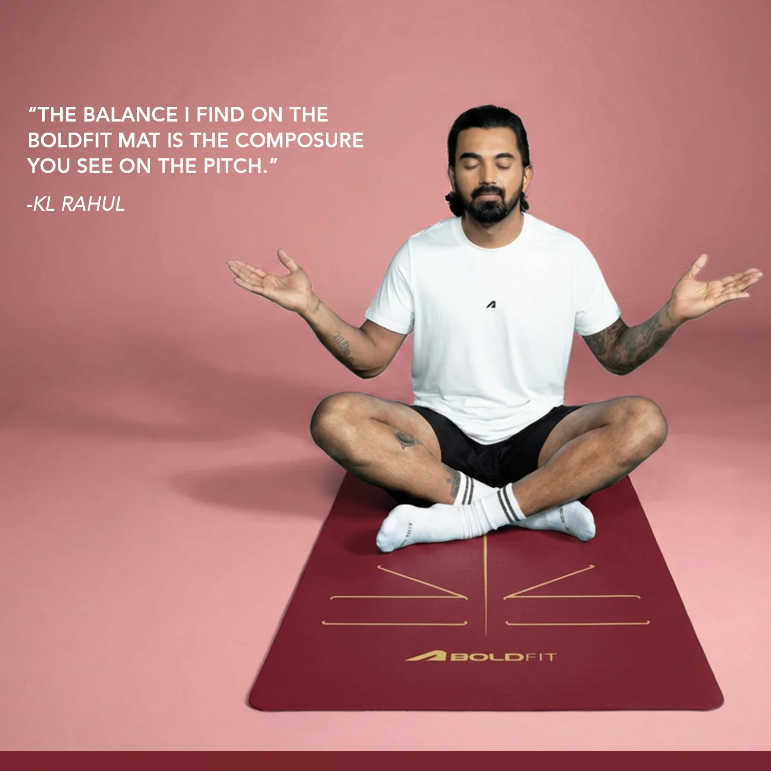 Pro Align 6 mm TPE Yoga Mat with Strap - Maroon - Image 5