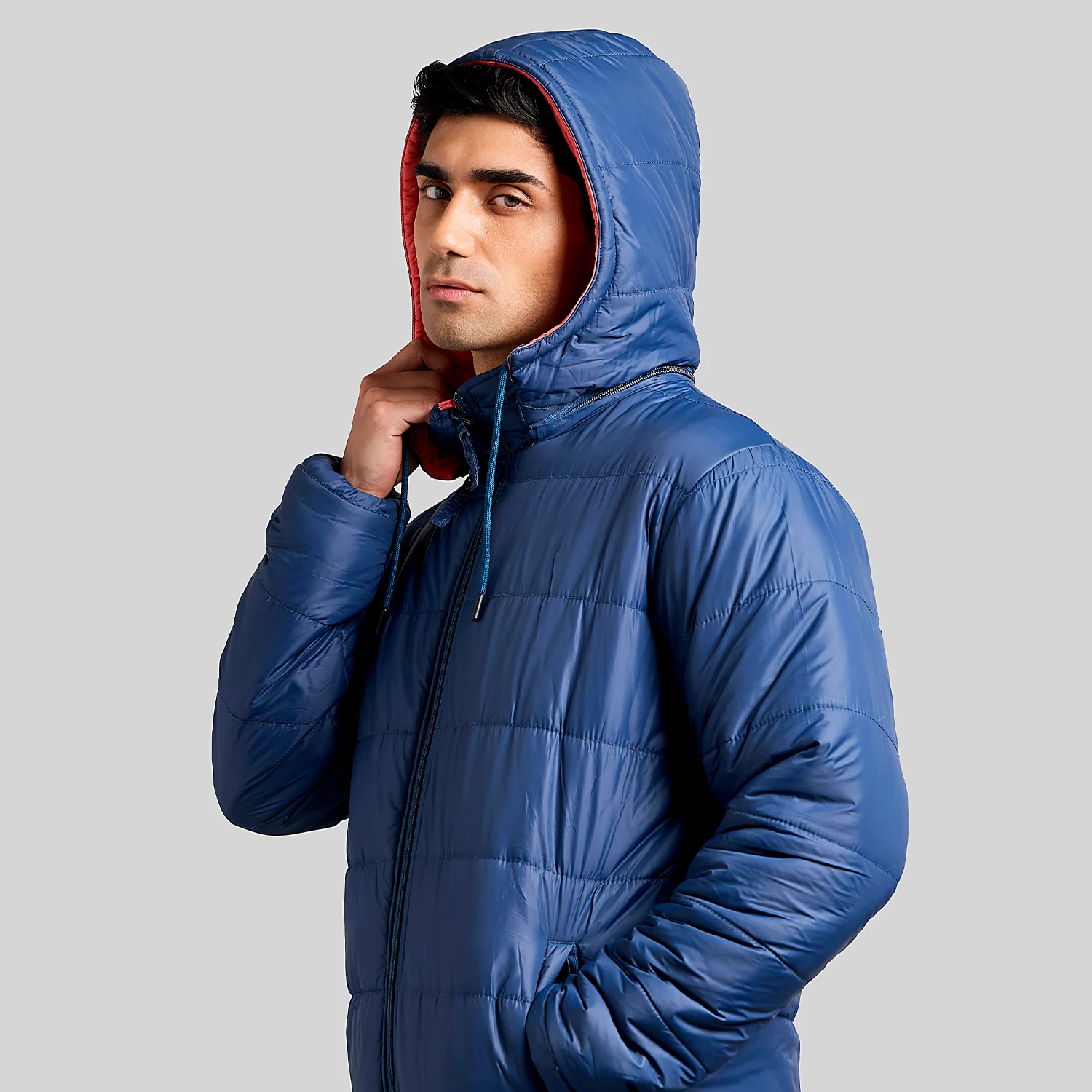 Reversible Nylon Puffer Jacket - Image 4