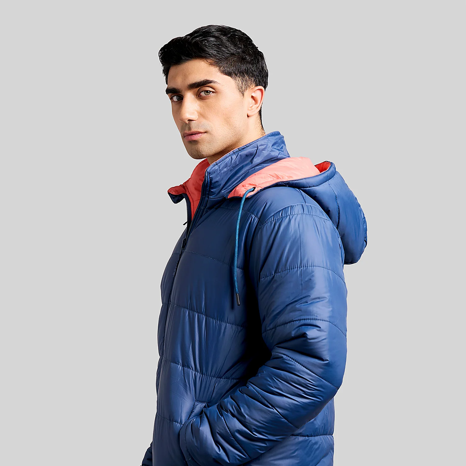 Reversible Nylon Puffer Jacket - Image 5
