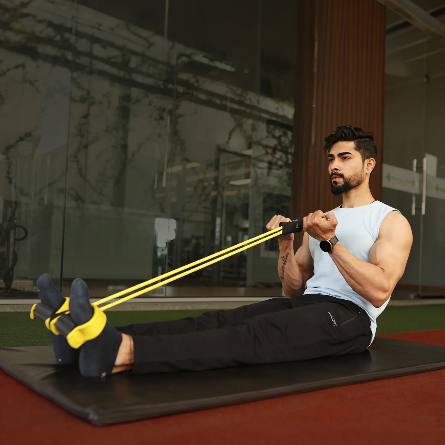 Rubber Tummy Trimmer - Yellow - Image 4