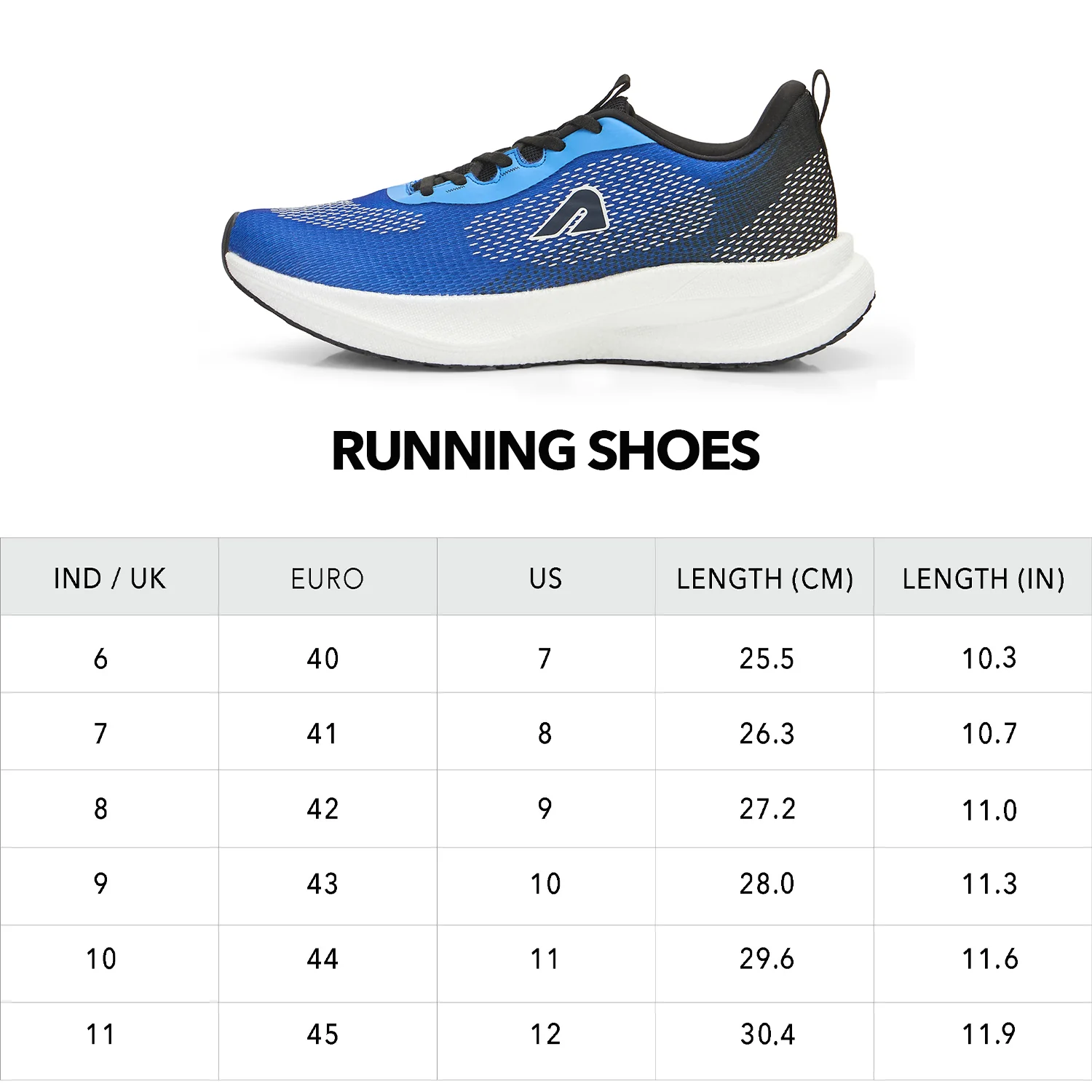 Ignitr Mens Running & Training Shoes - Blue - Image 8