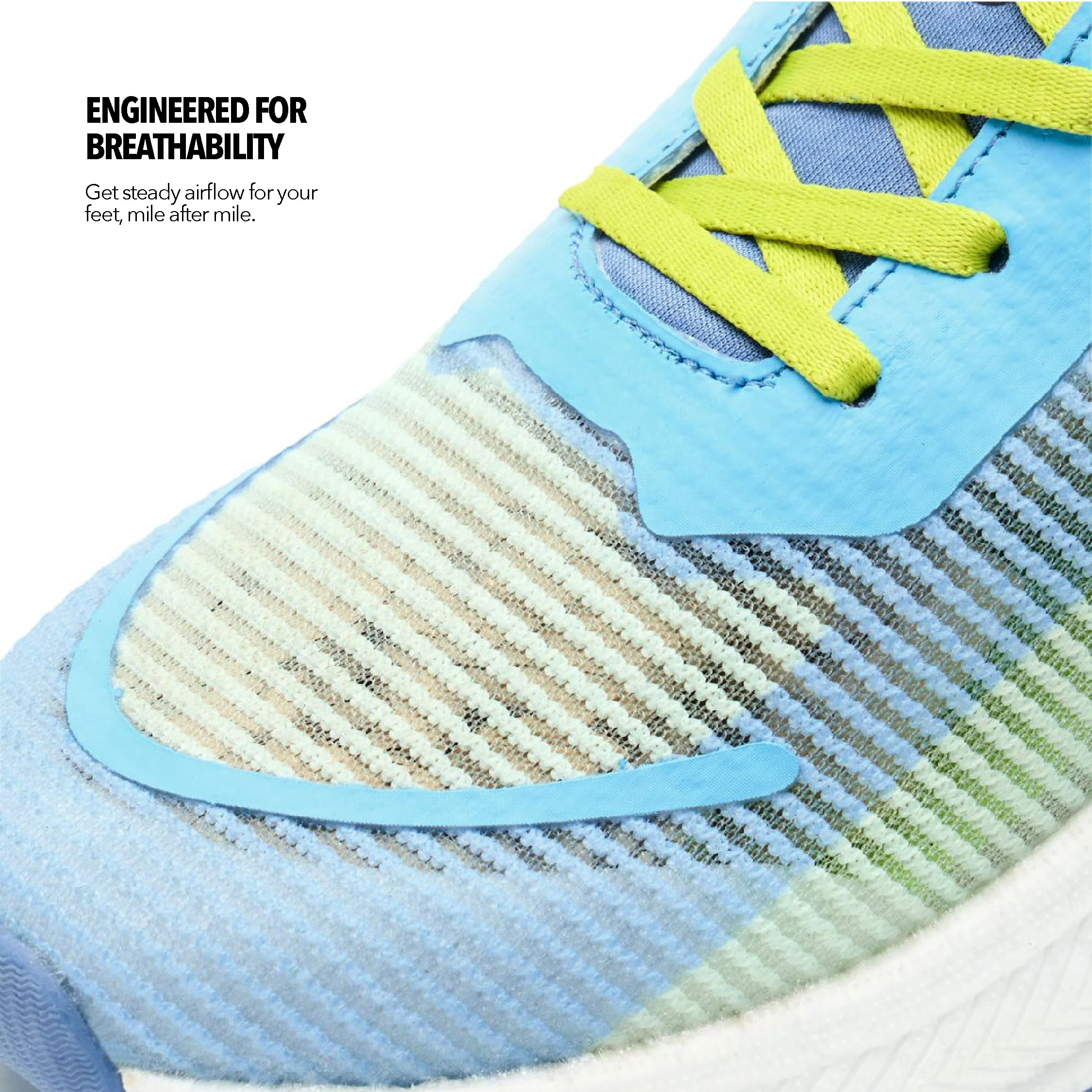 Volt Mens Running & Training Shoes - Neon Blue - Image 4