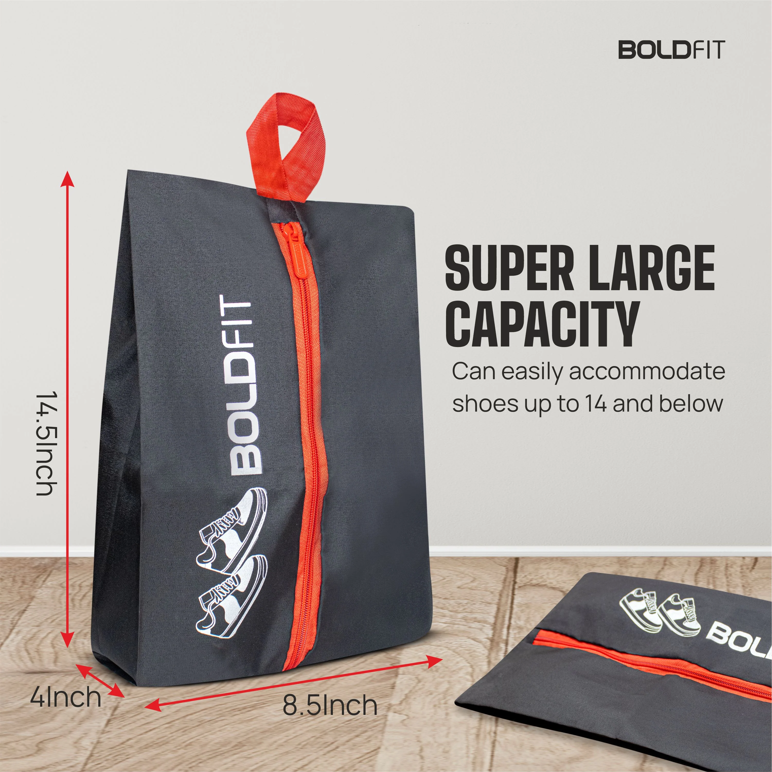 Shoe Bag with Zipper - Set of 3 - Image 6
