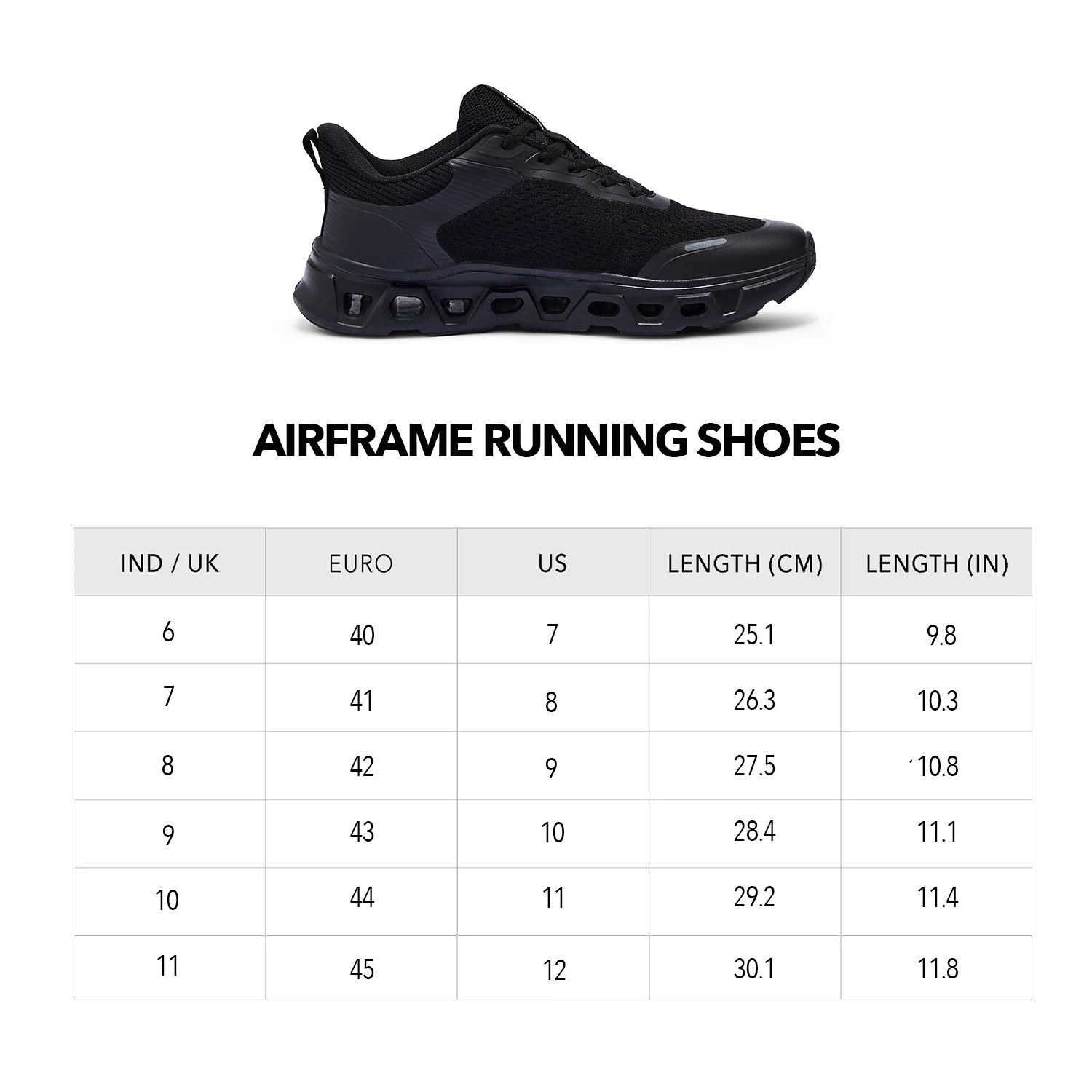 Airframe Men Shoes - Black - Image 9
