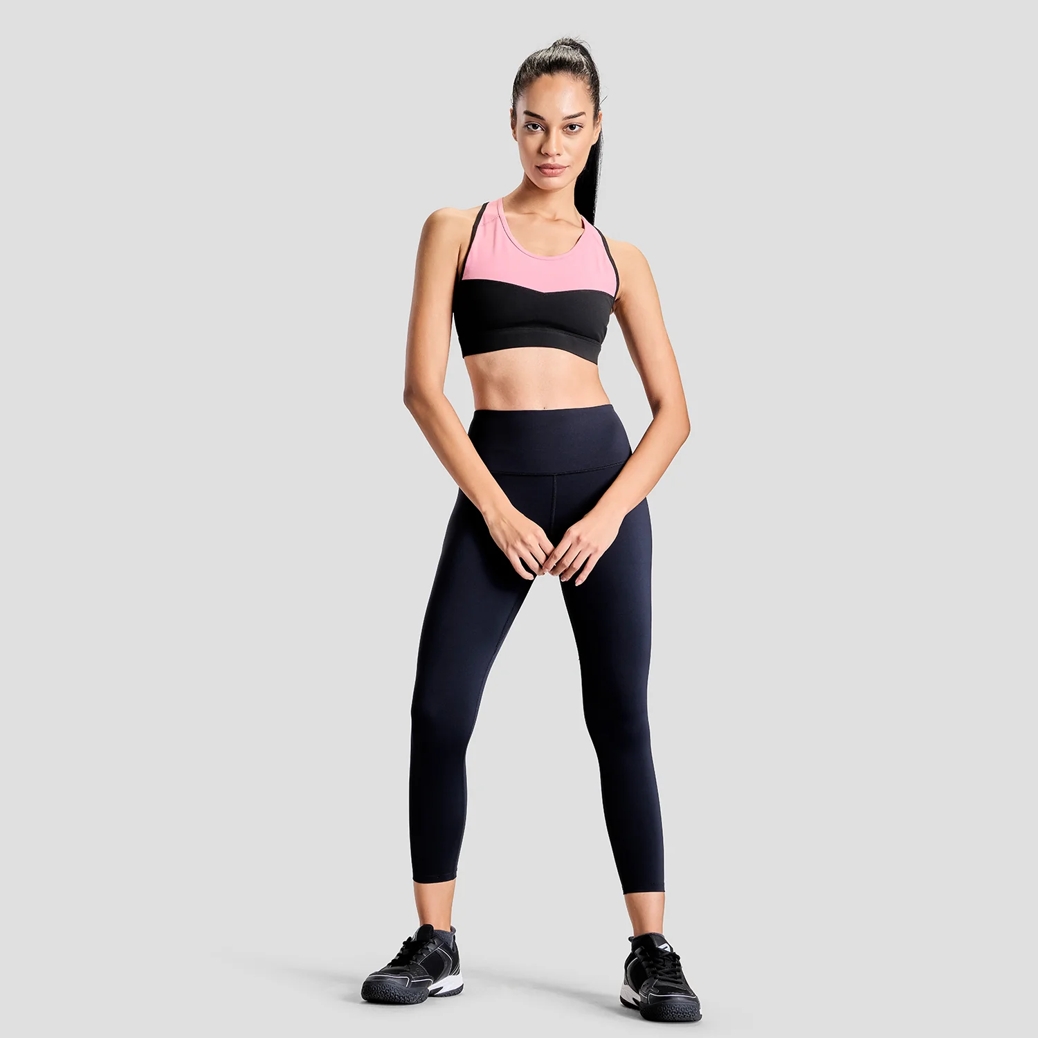 Flexform Sports Bra - Pink/Black - Image 5