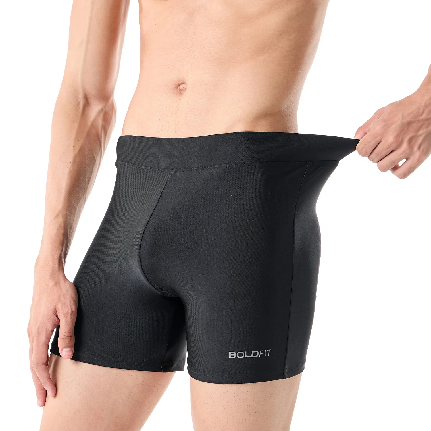 Swim Shorts for Men - Black - Image 3