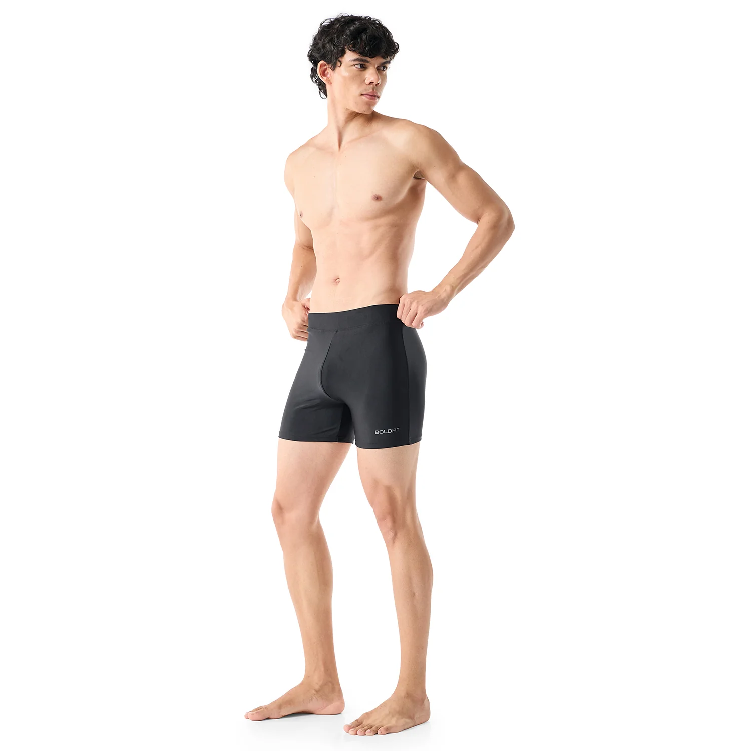 Swim Shorts for Men - Black - Image 5