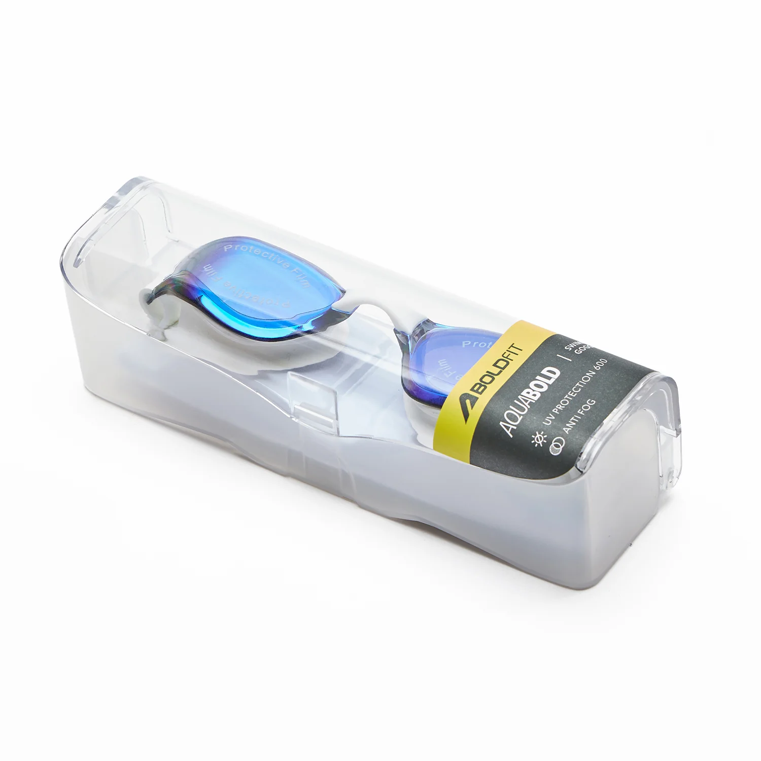 Boldfit Swimming Goggles - LWhite blue - Image 4