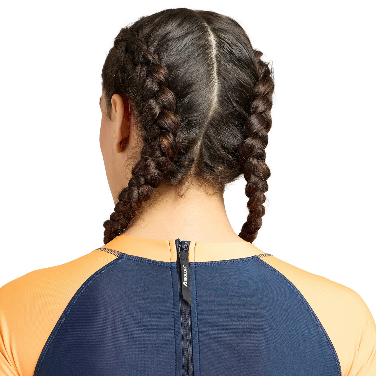 Swimsuit for Women Navy/Orange - Image 4