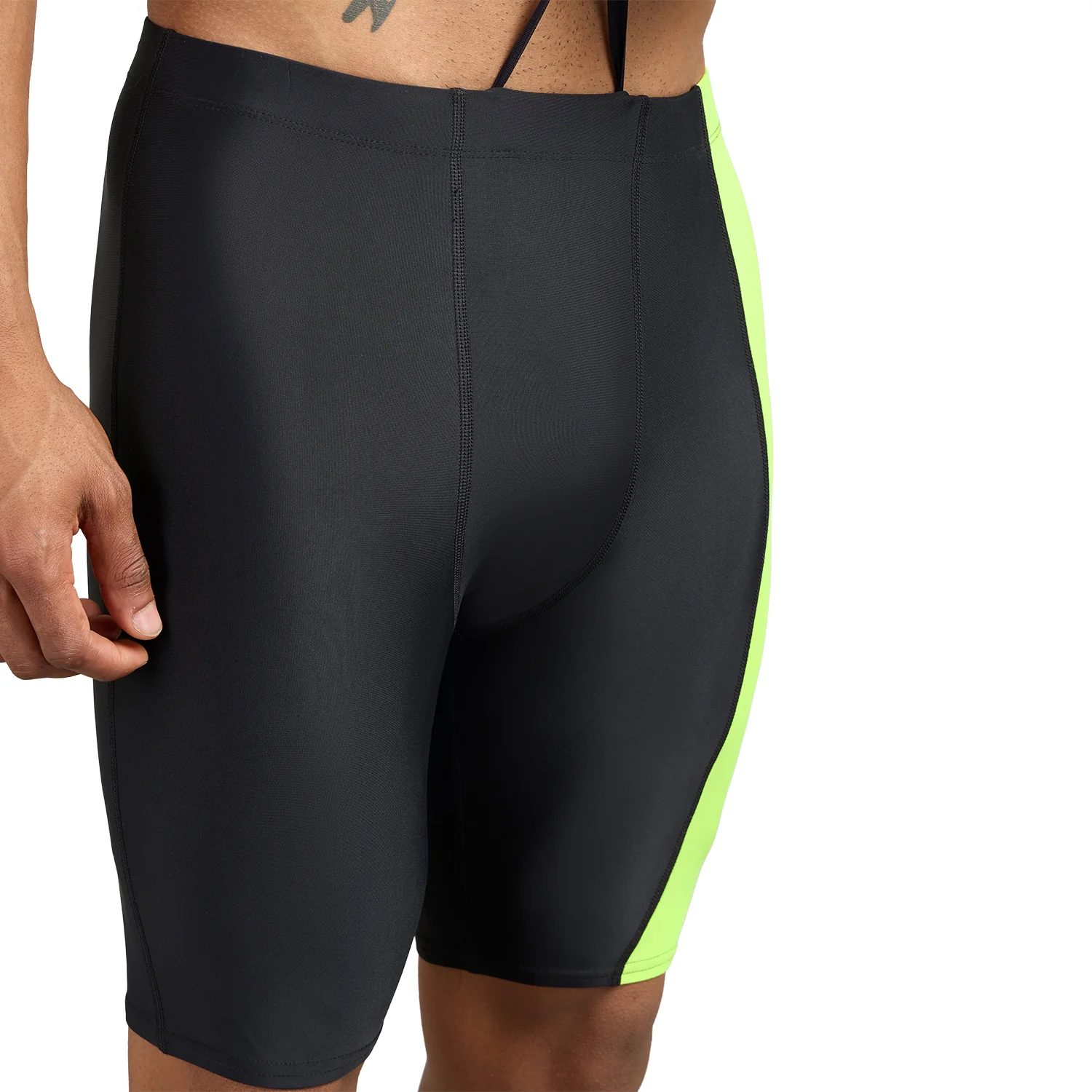 Swimwear Jammer for Men -  Black/Yellow - Image 3
