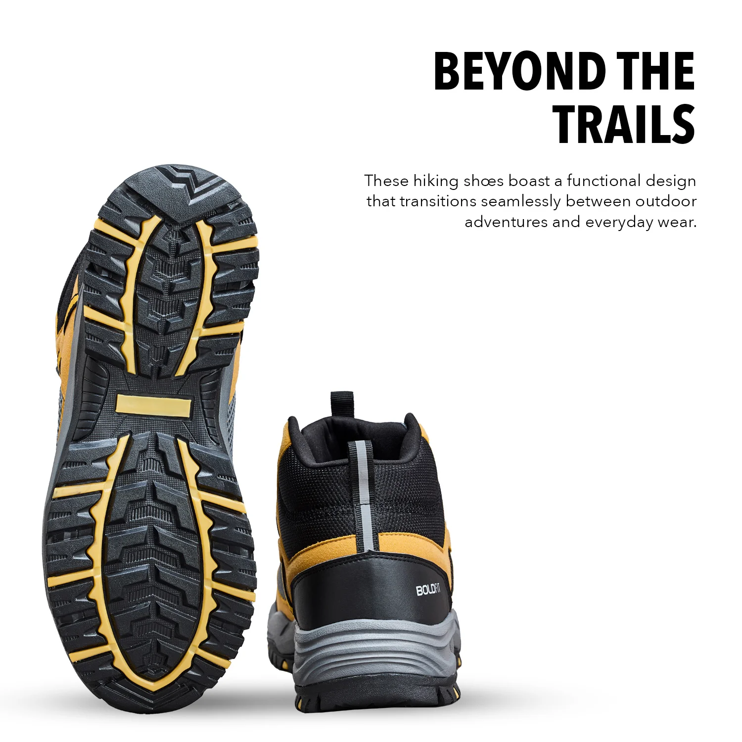 Trail King Hiking Shoes - Yellow - Image 5