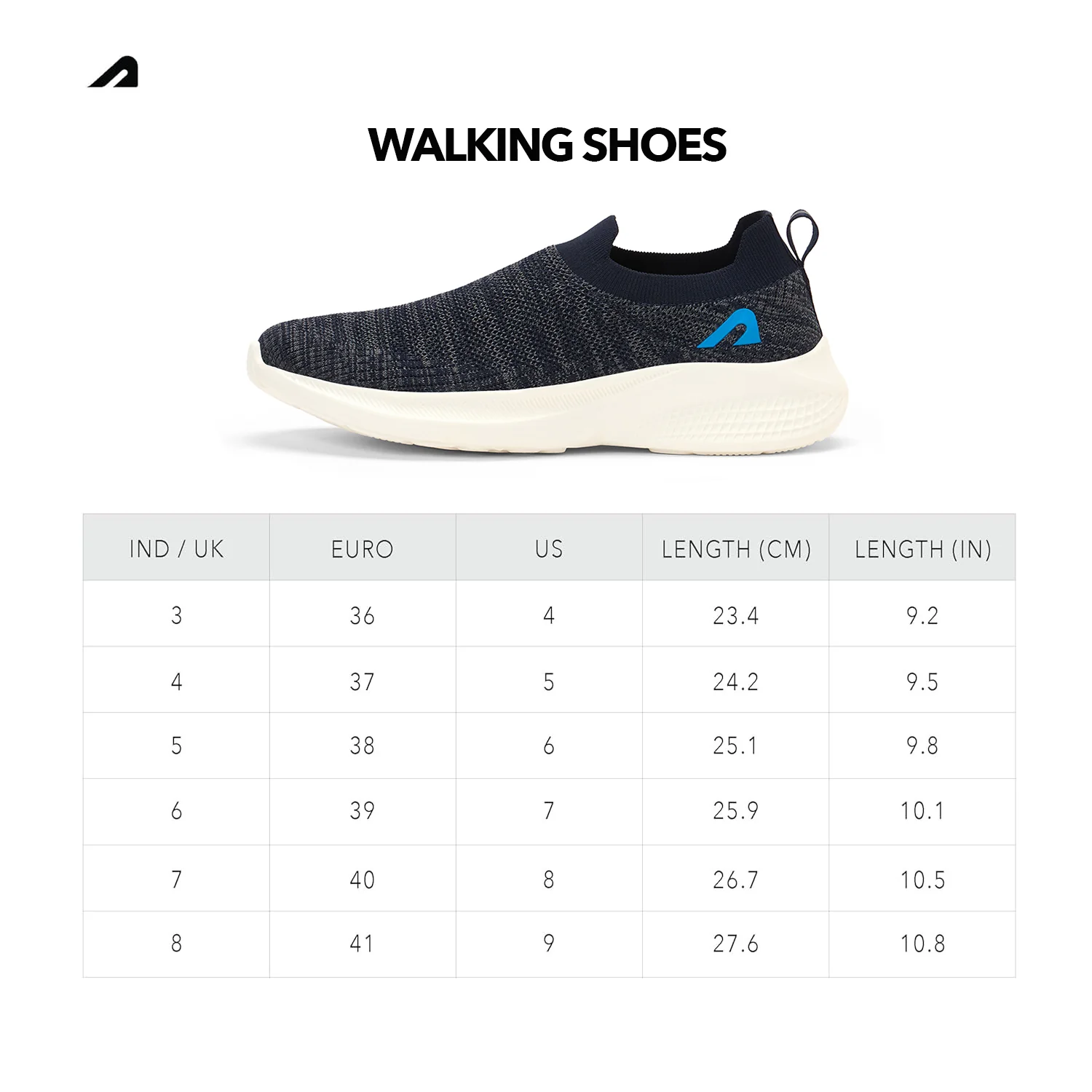 Quickstep Walking Shoes - Blue - Image 8