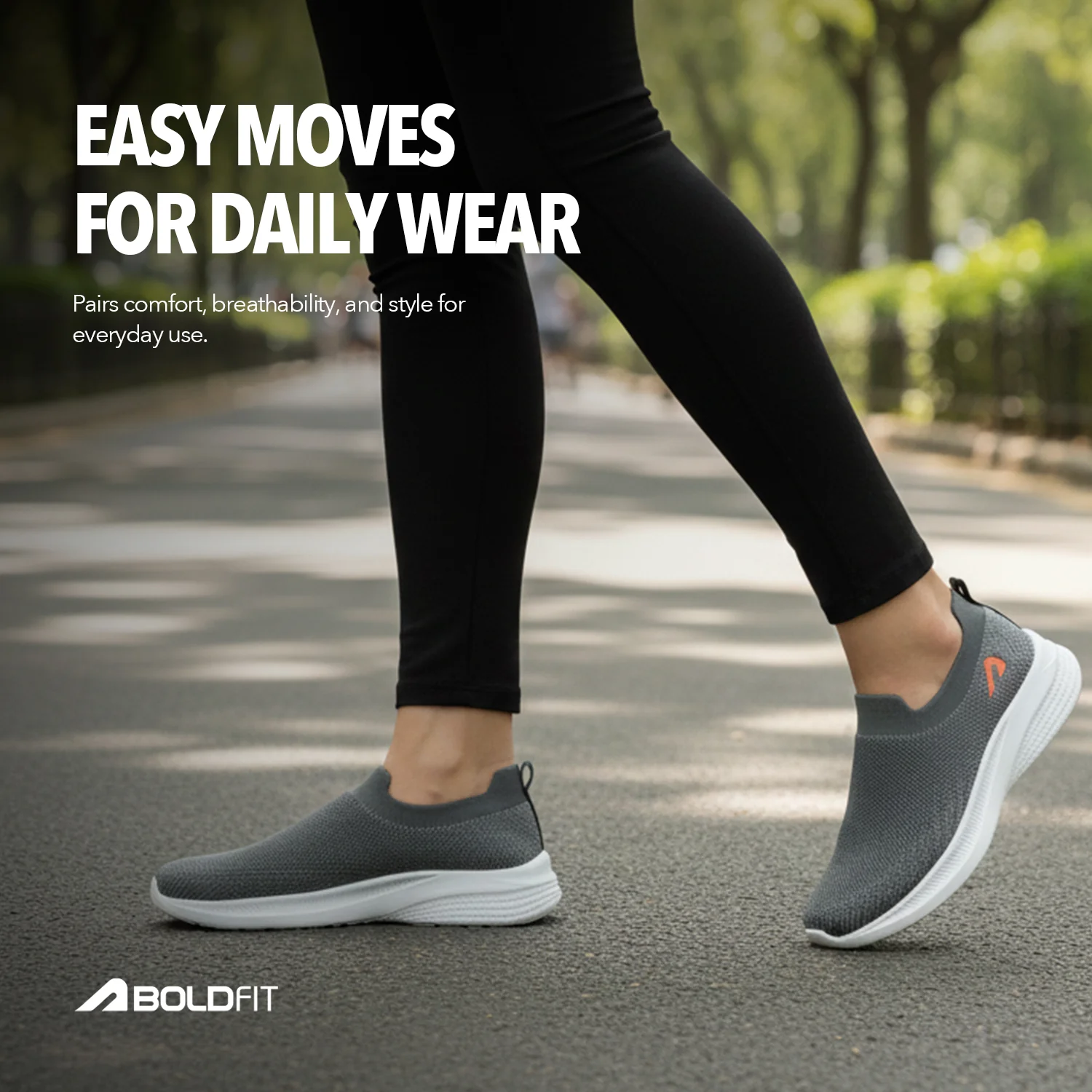 Quickstep Walking Shoes - Grey - Image 5