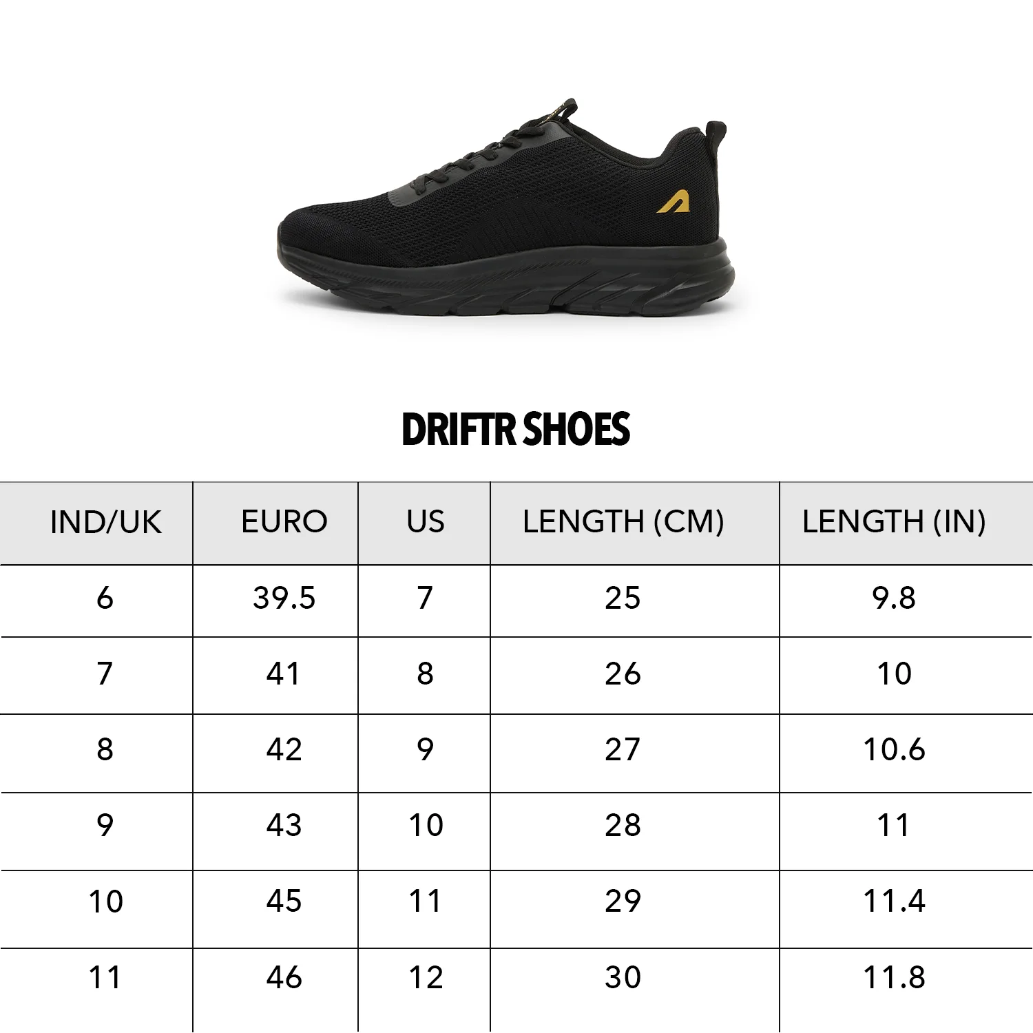 Walking Shoes Driftr Black - Image 6