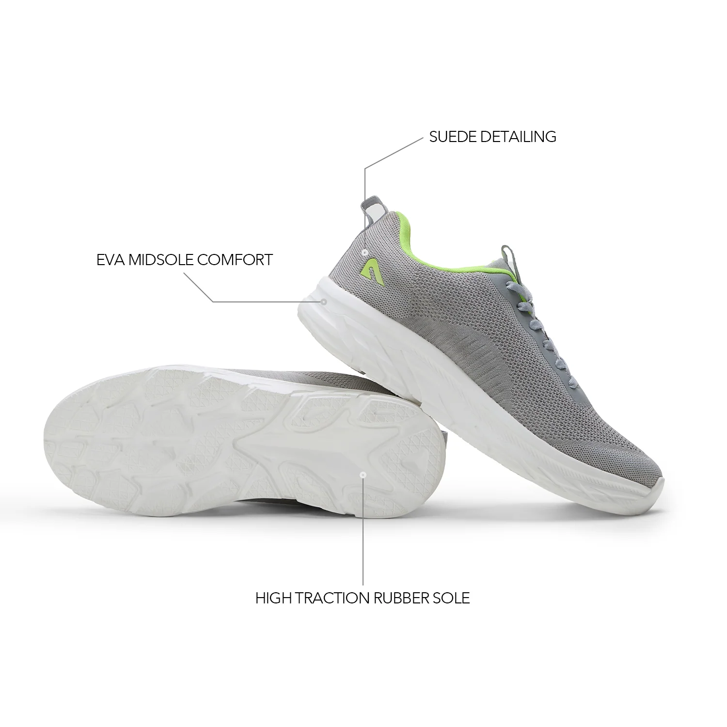 Walking Shoes Driftr Grey Neon - Image 3
