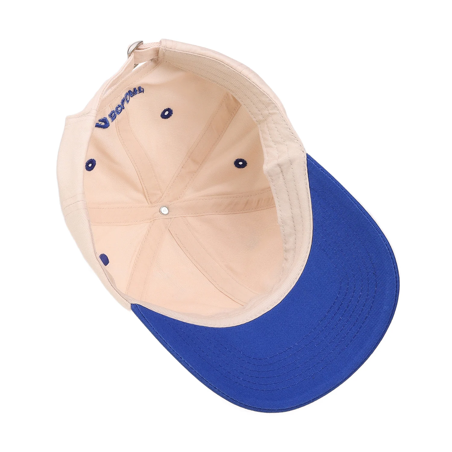 Washed Caps White Blue Peace & Pace - Image 3
