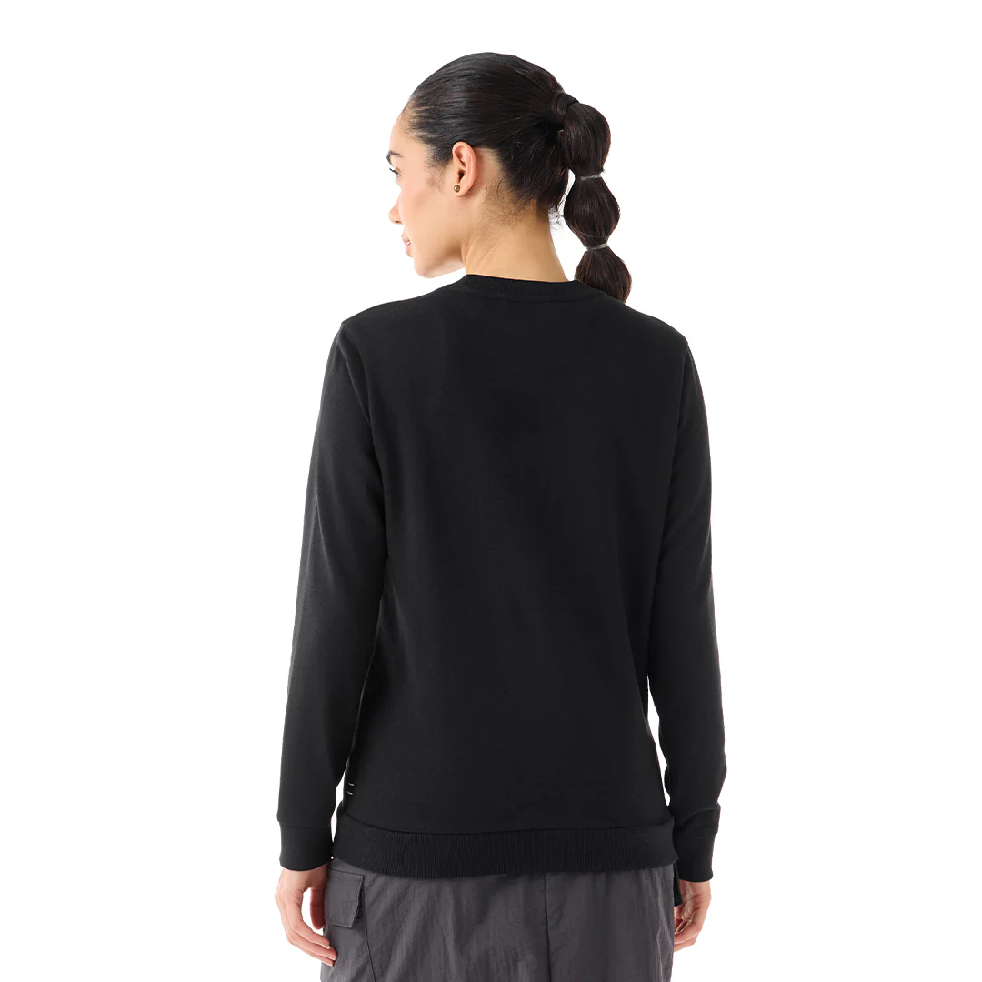 Womens Black Sweatshirt - Image 3