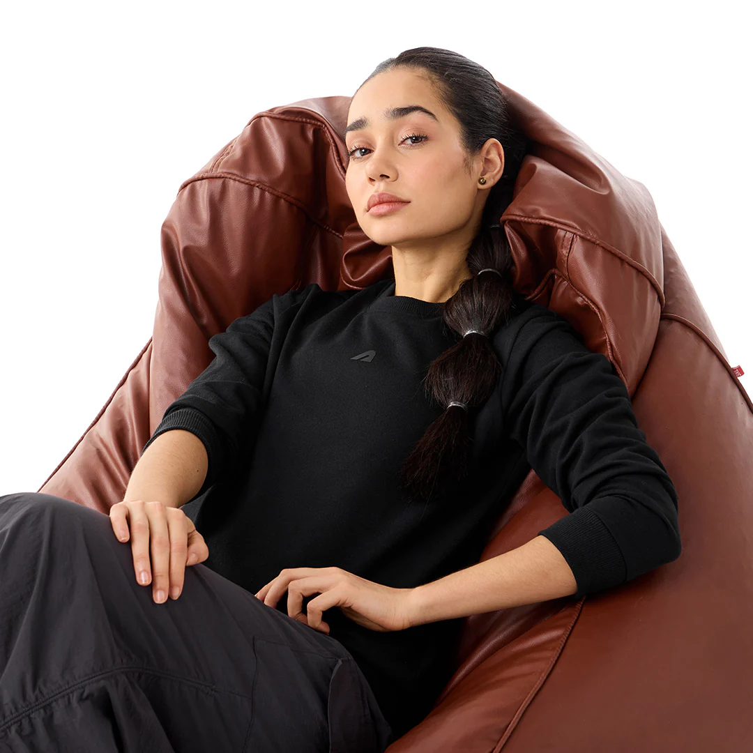 Womens Black Sweatshirt - Image 6