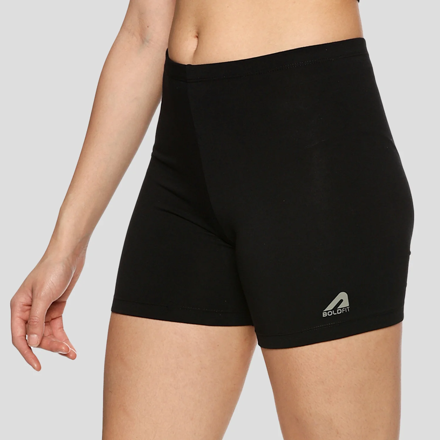PowerMove Womens Active Shorts - Black - Image 2
