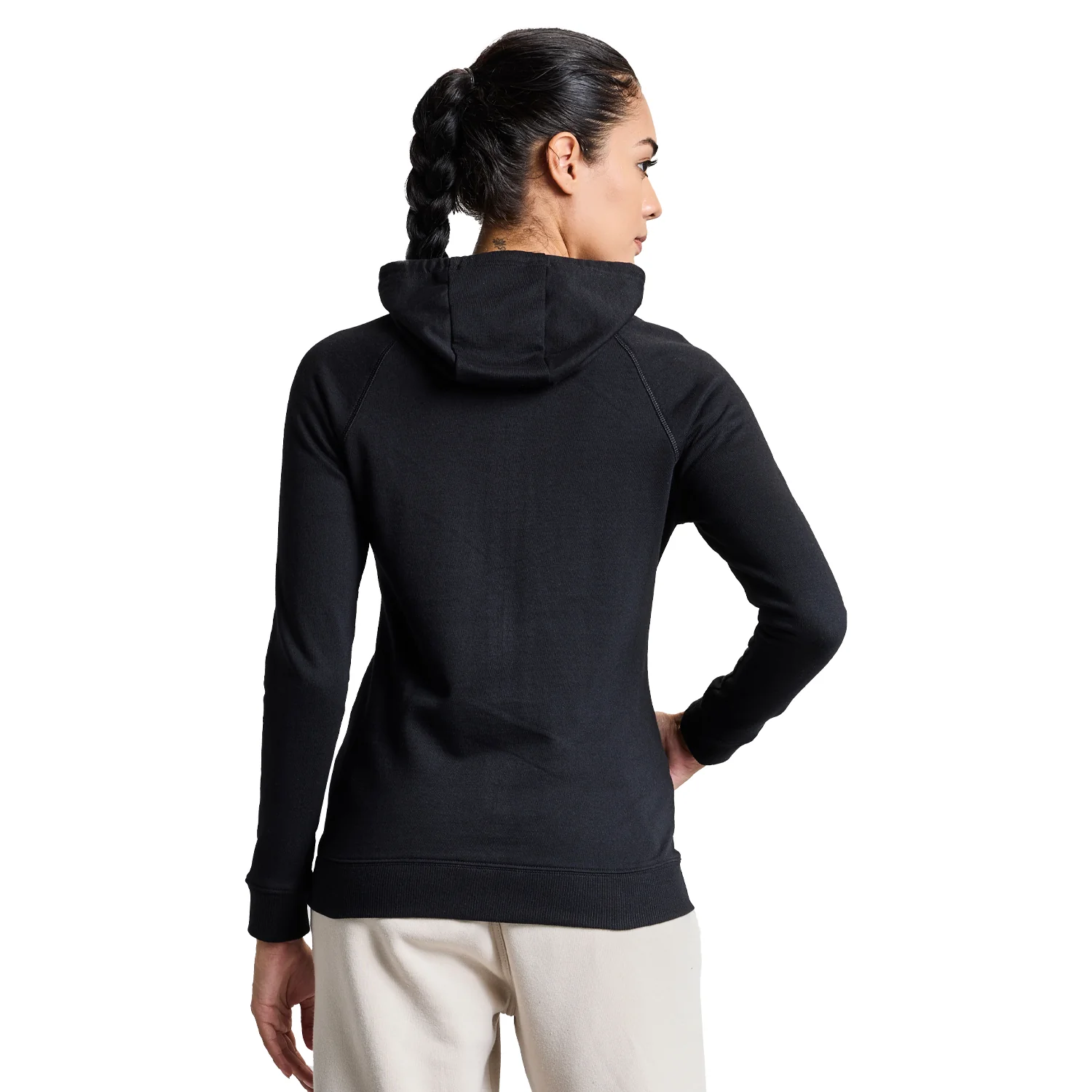 AeroFleece Womens Full Zipper Jacket - Black - Image 3