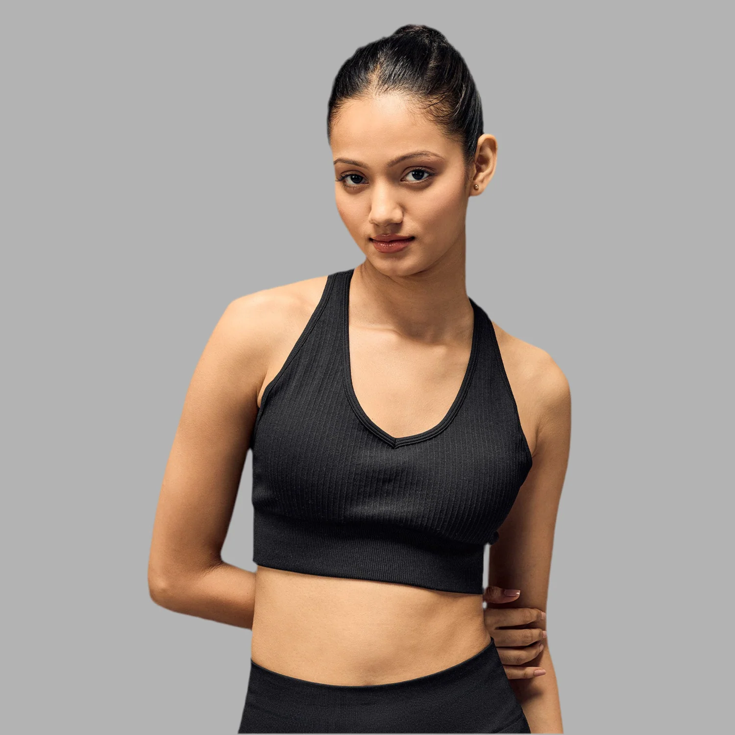 Limitless snatched seemless bra - Black - Image 3