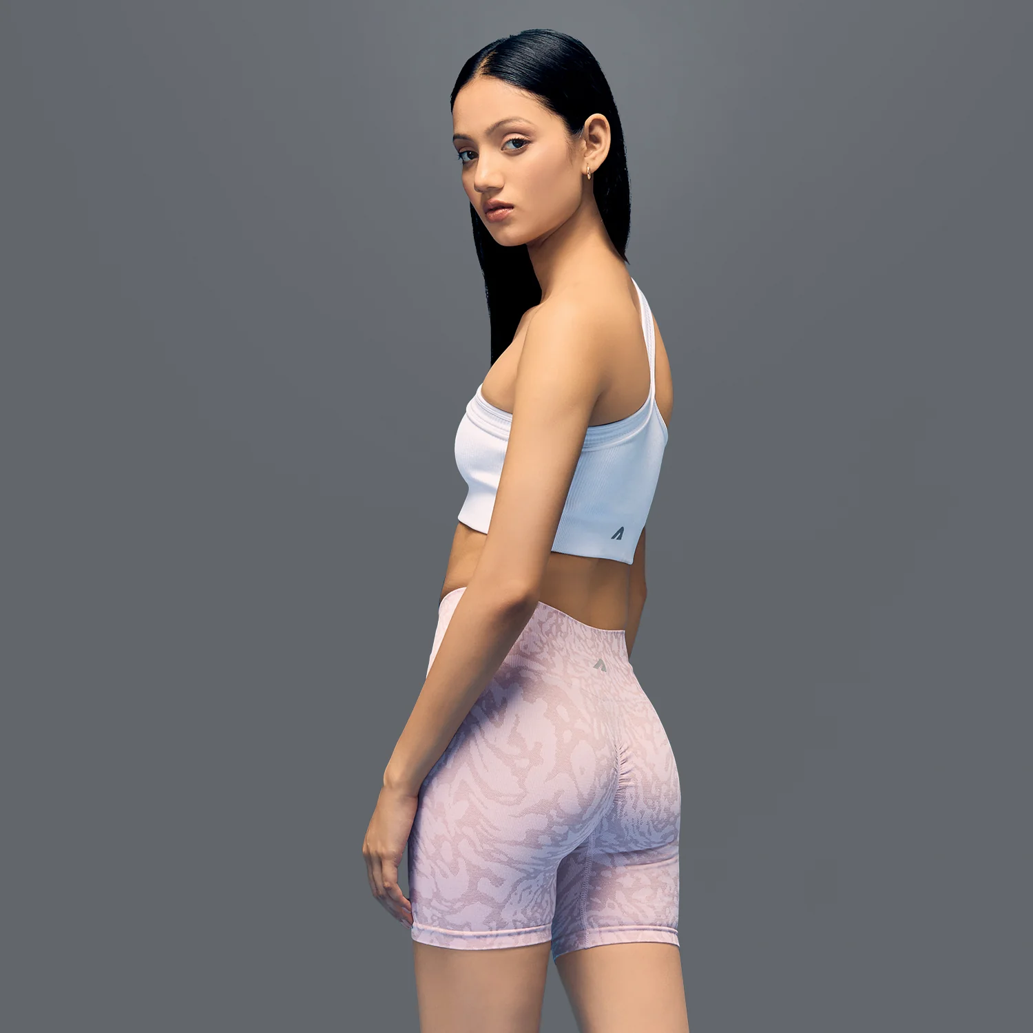 Limitless snatched high waisted ruched back shorts - Pink - Image 3